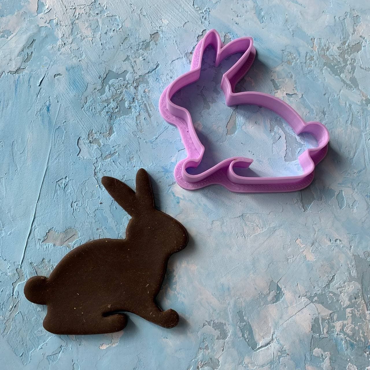 Easter bunny Cookie Cutter 3D print model_2