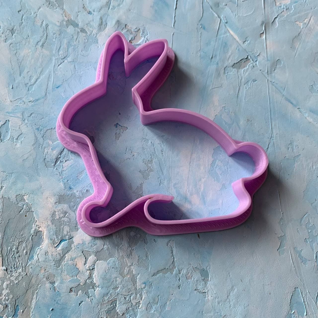 Easter bunny Cookie Cutter 3D print model_6