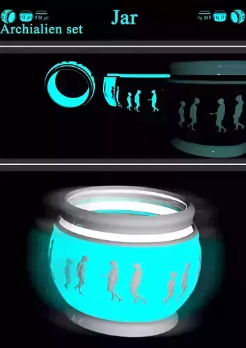 Alien Jar 3D model