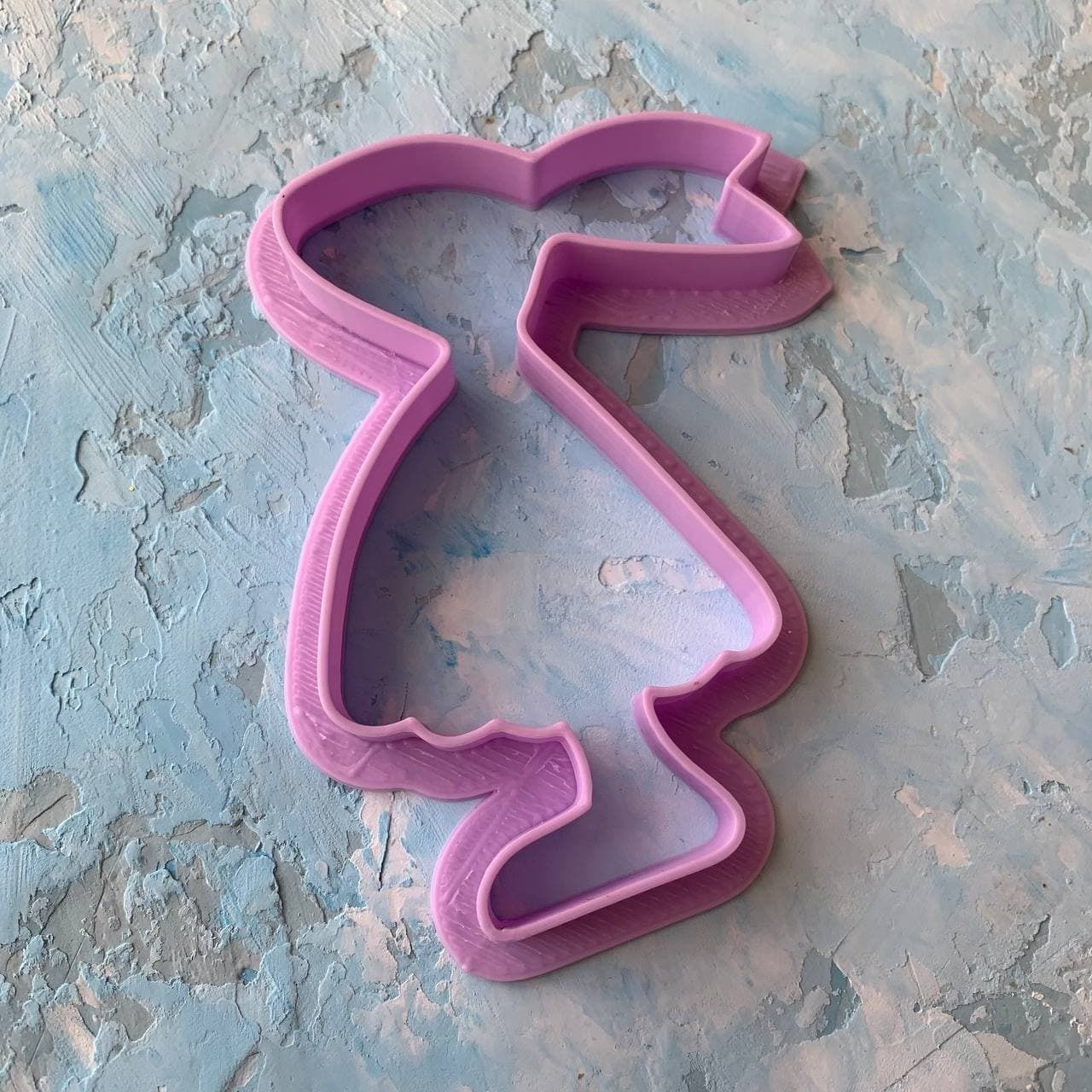 Easter bunny Cookie Cutter 3D print model_4