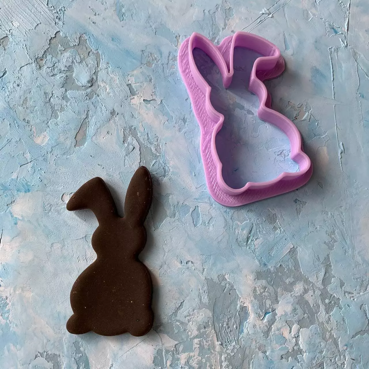 Easter bunny Cookie Cutter 3D print model_0