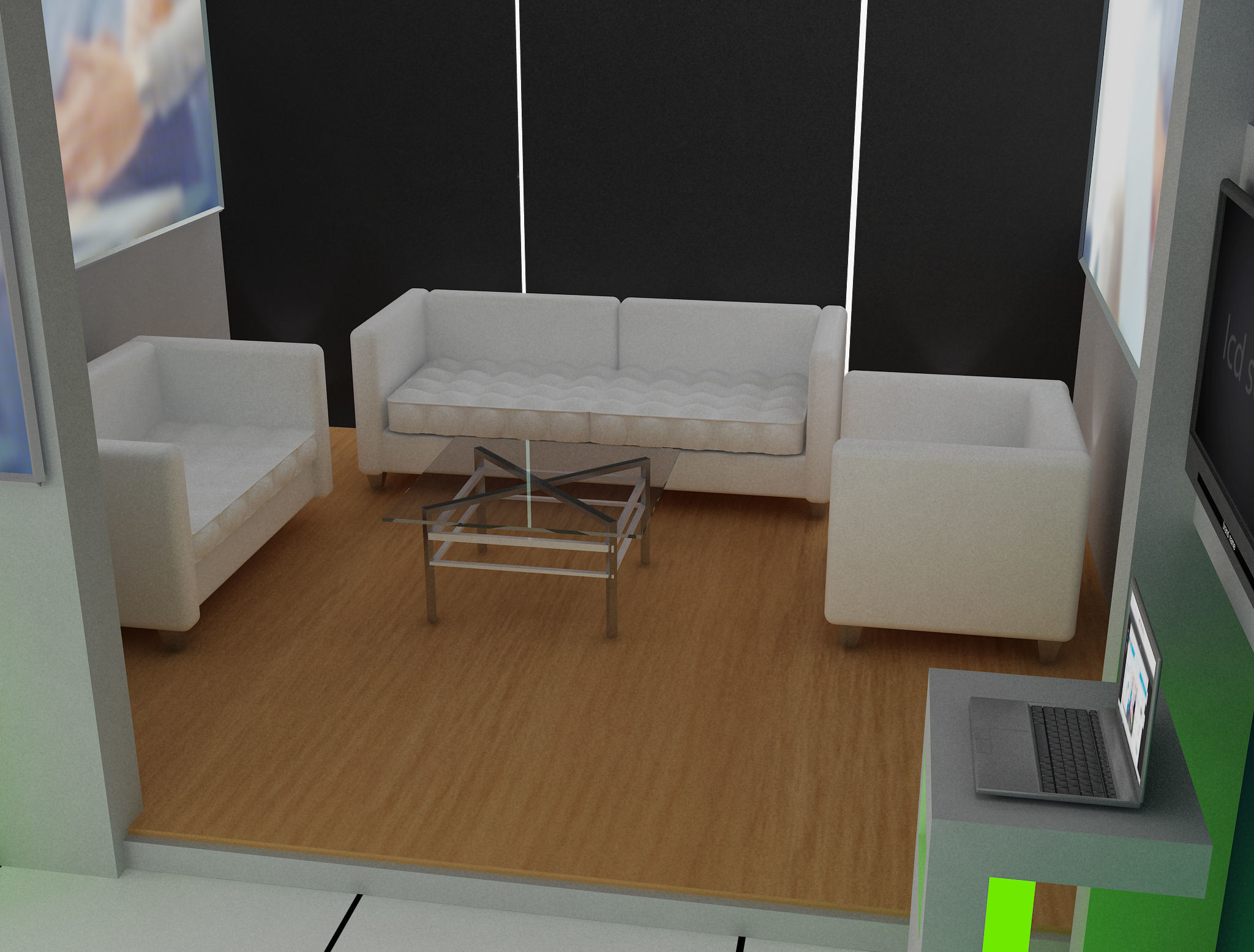Booth Exhibition Stand a565c  3D model_18