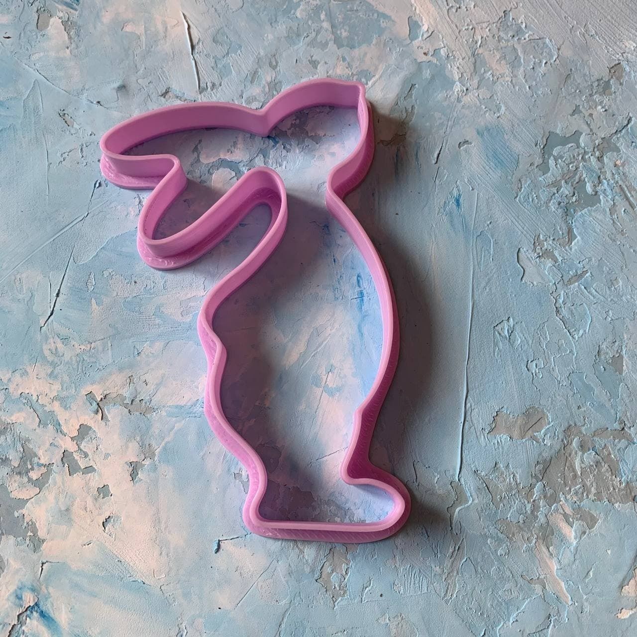 Easter bunny Cookie Cutter 3D print model_6