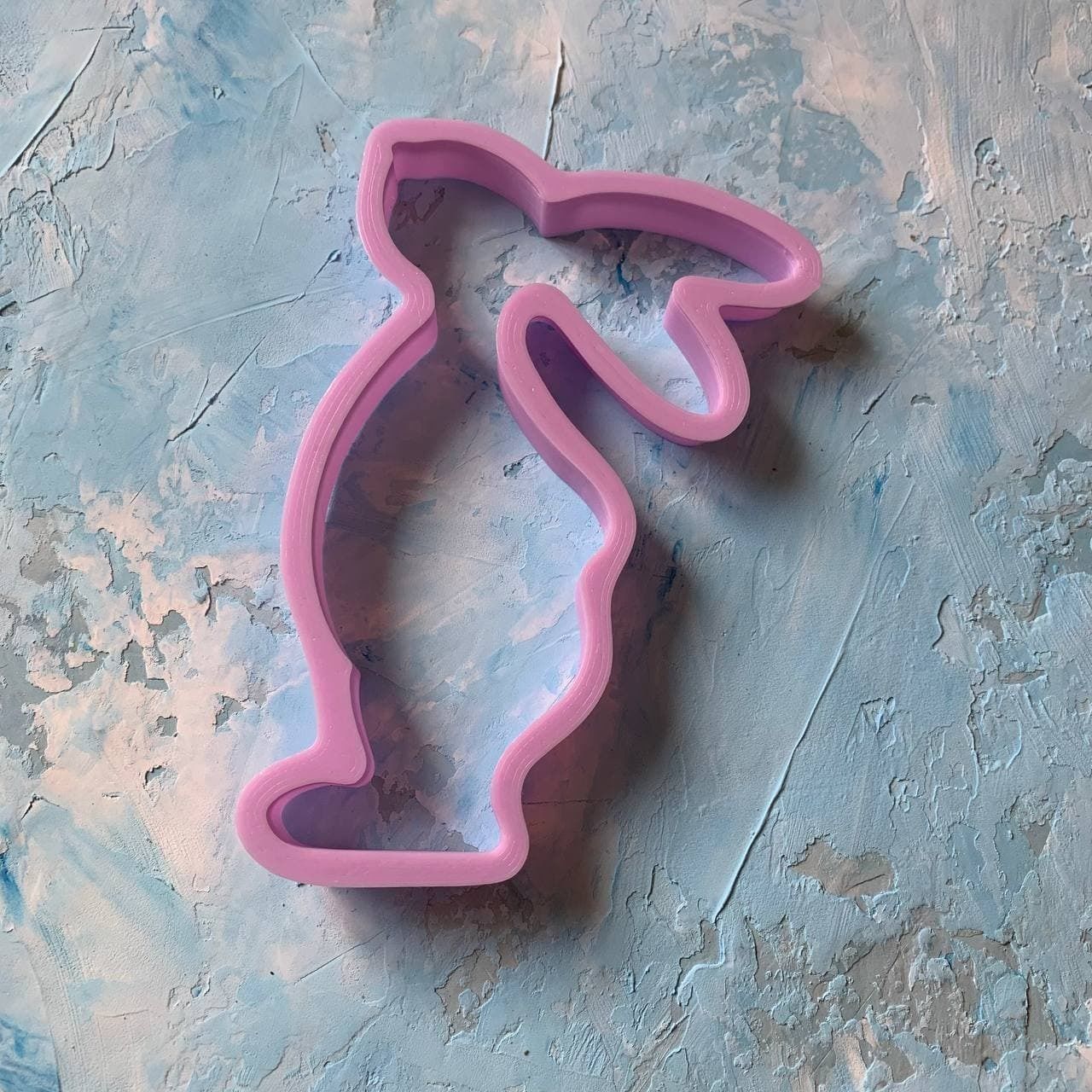 Easter bunny Cookie Cutter 3D print model_3