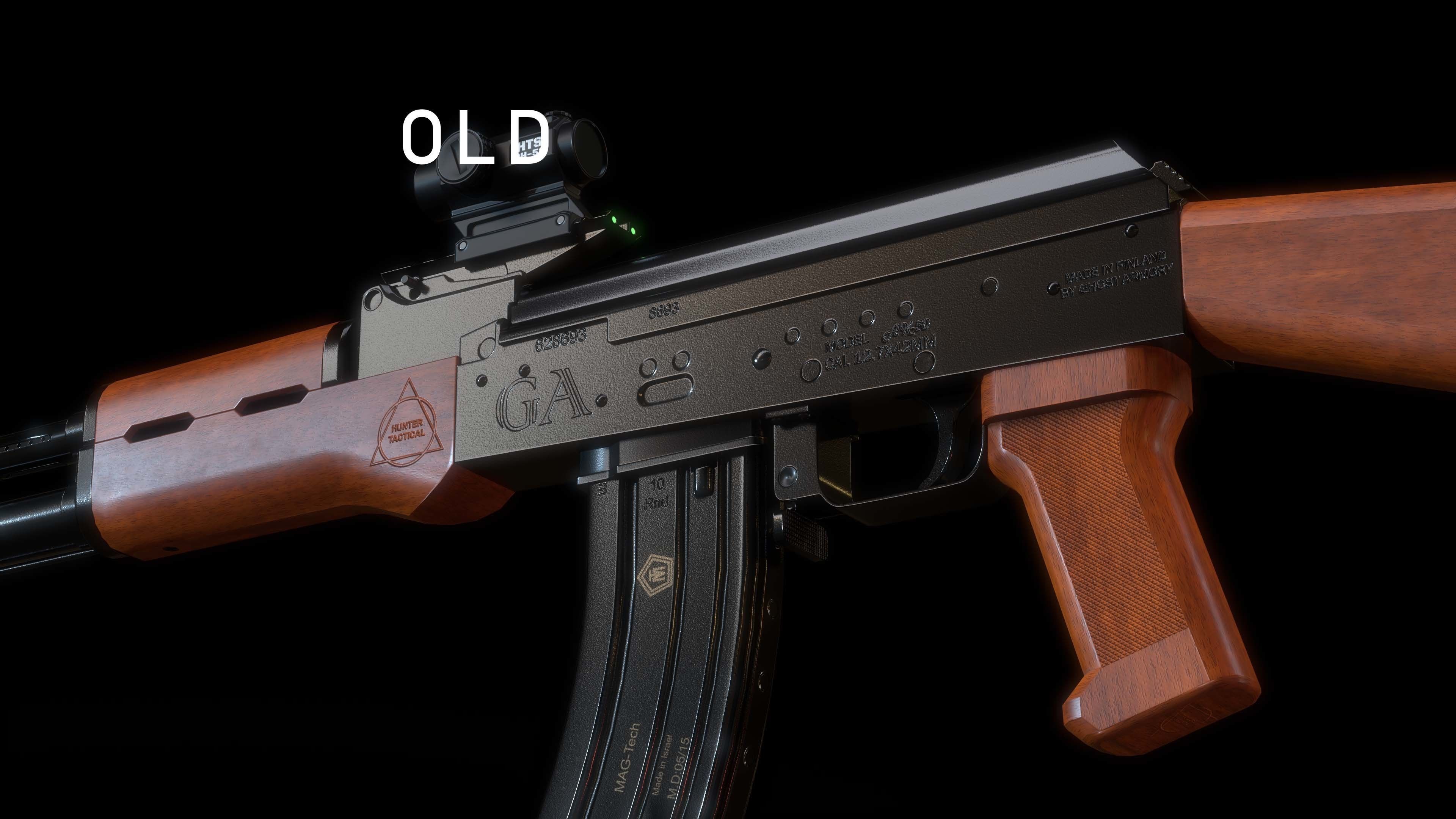 AK-50 ak - rifle Low-poly 3D model_25