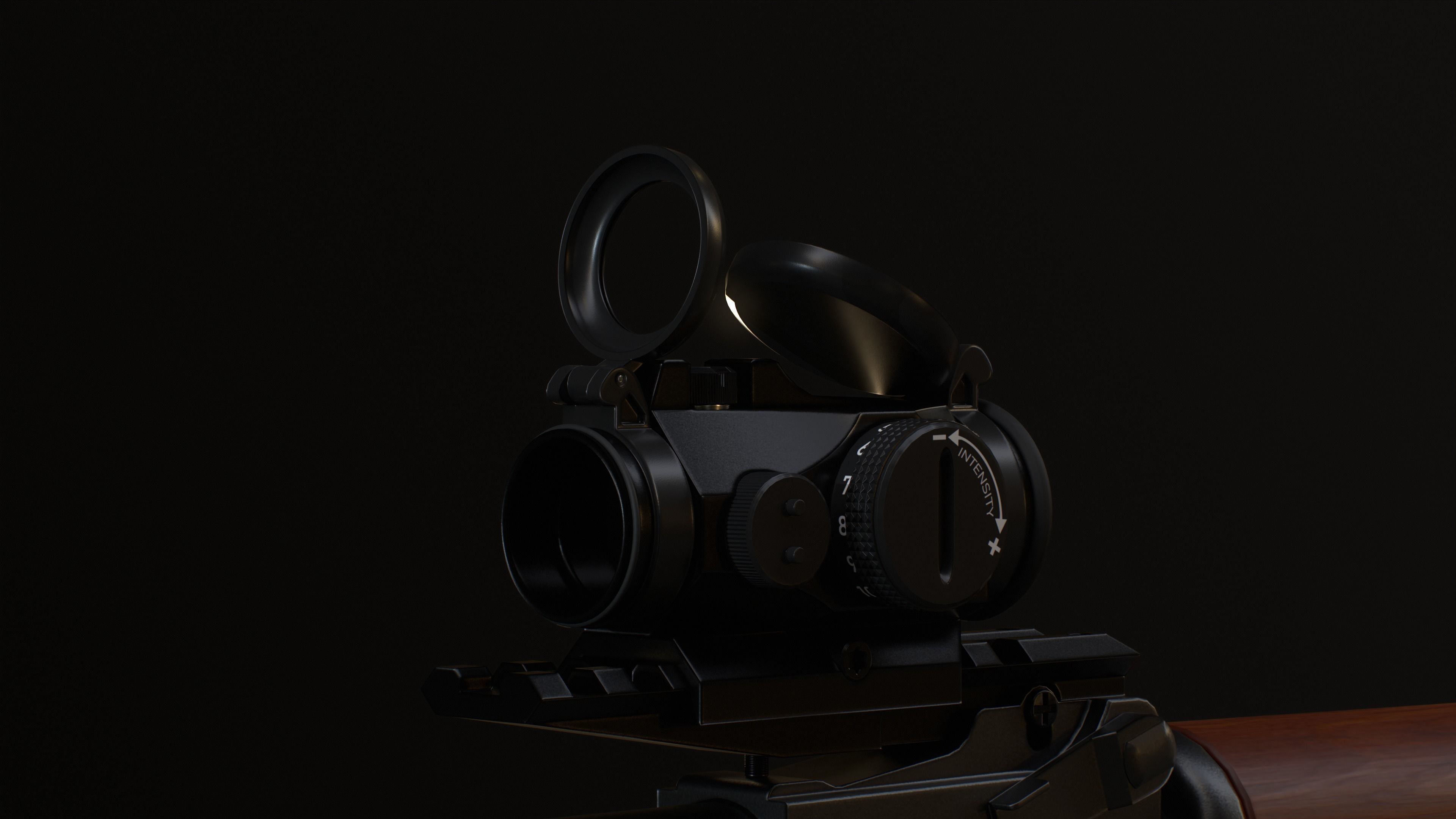 AK-50 ak - rifle Low-poly 3D model_8