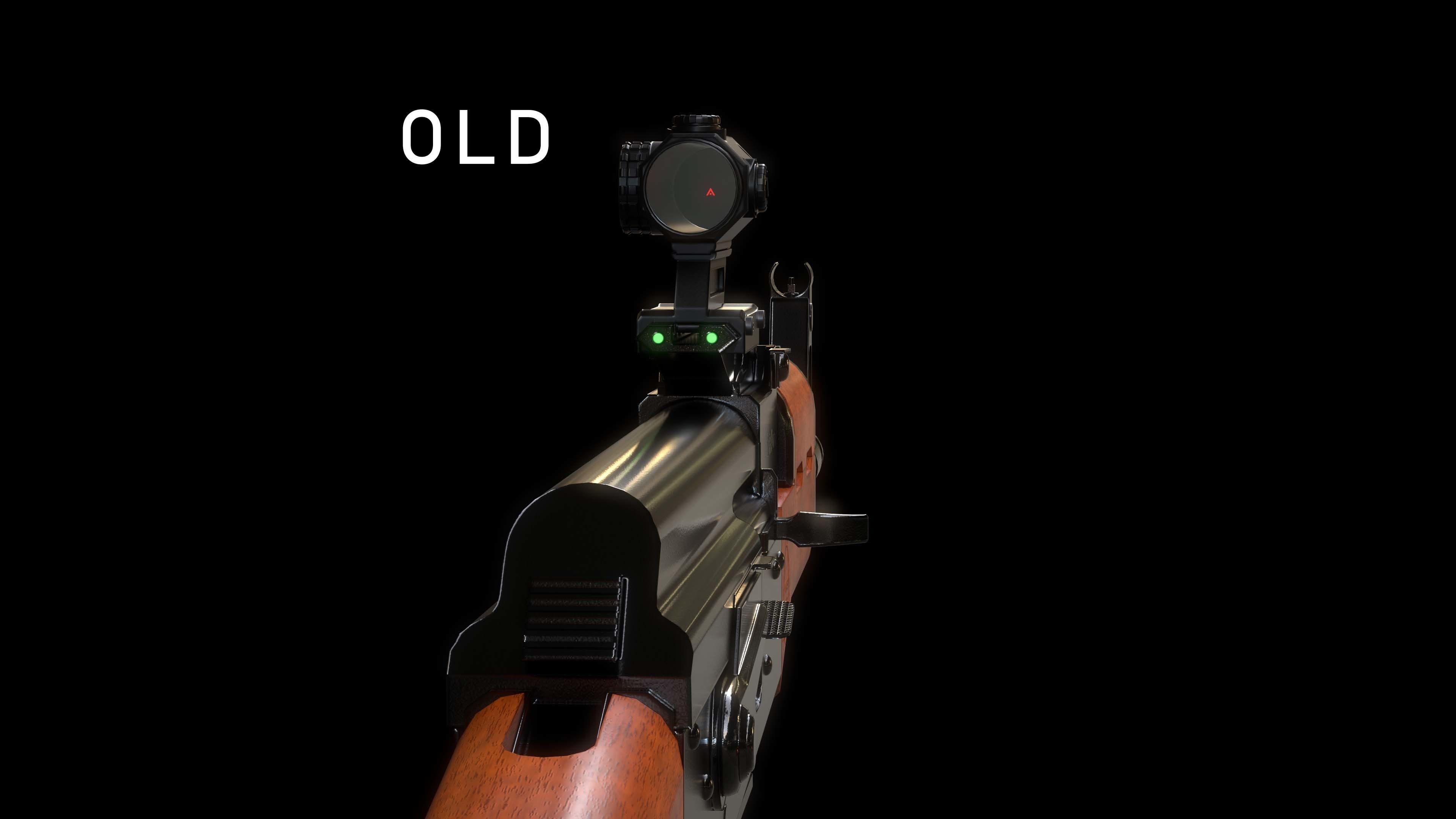 AK-50 ak - rifle Low-poly 3D model_27