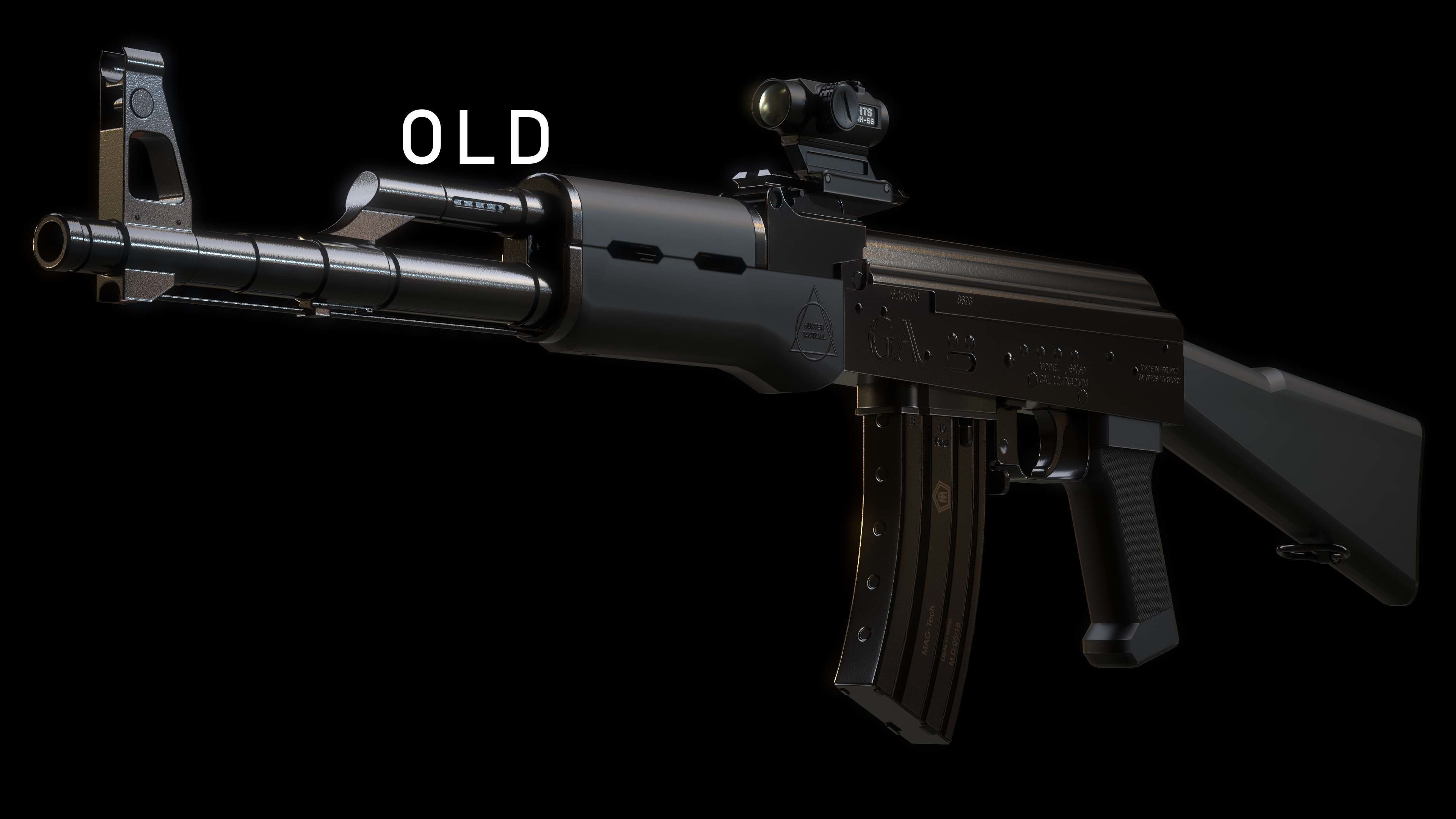 AK-50 ak - rifle Low-poly 3D model_29