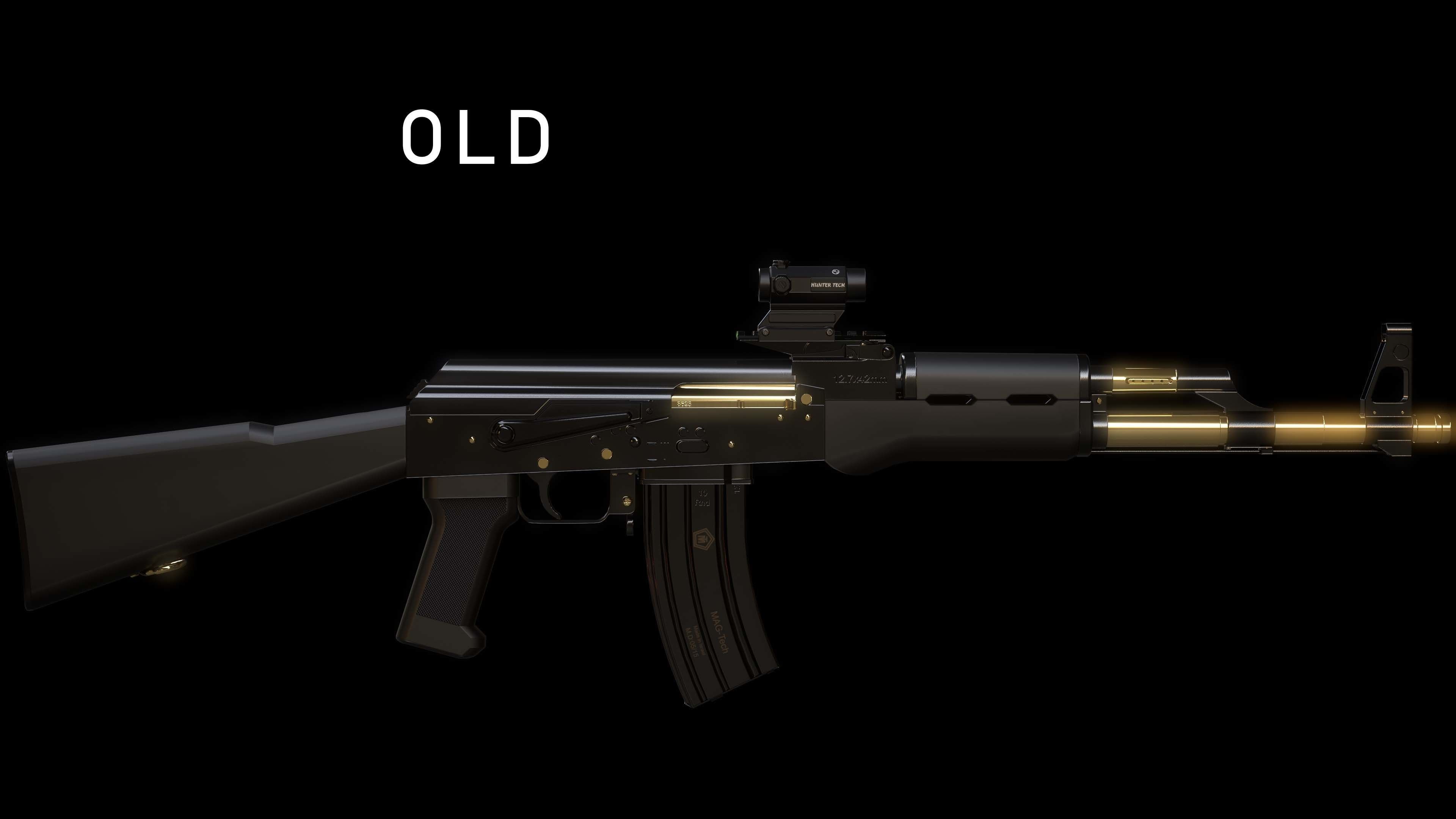 AK-50 ak - rifle Low-poly 3D model_26