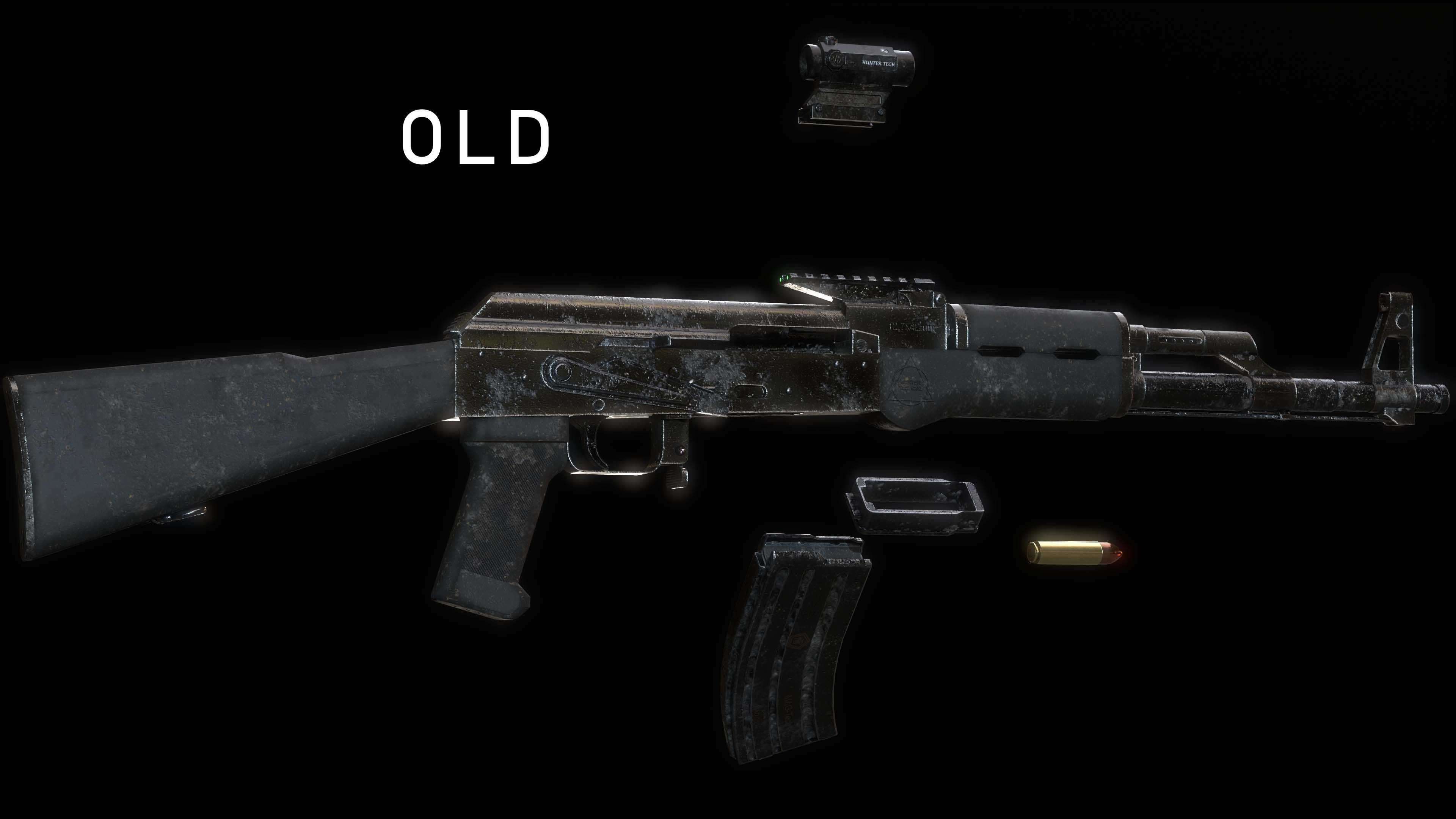 AK-50 ak - rifle Low-poly 3D model_22