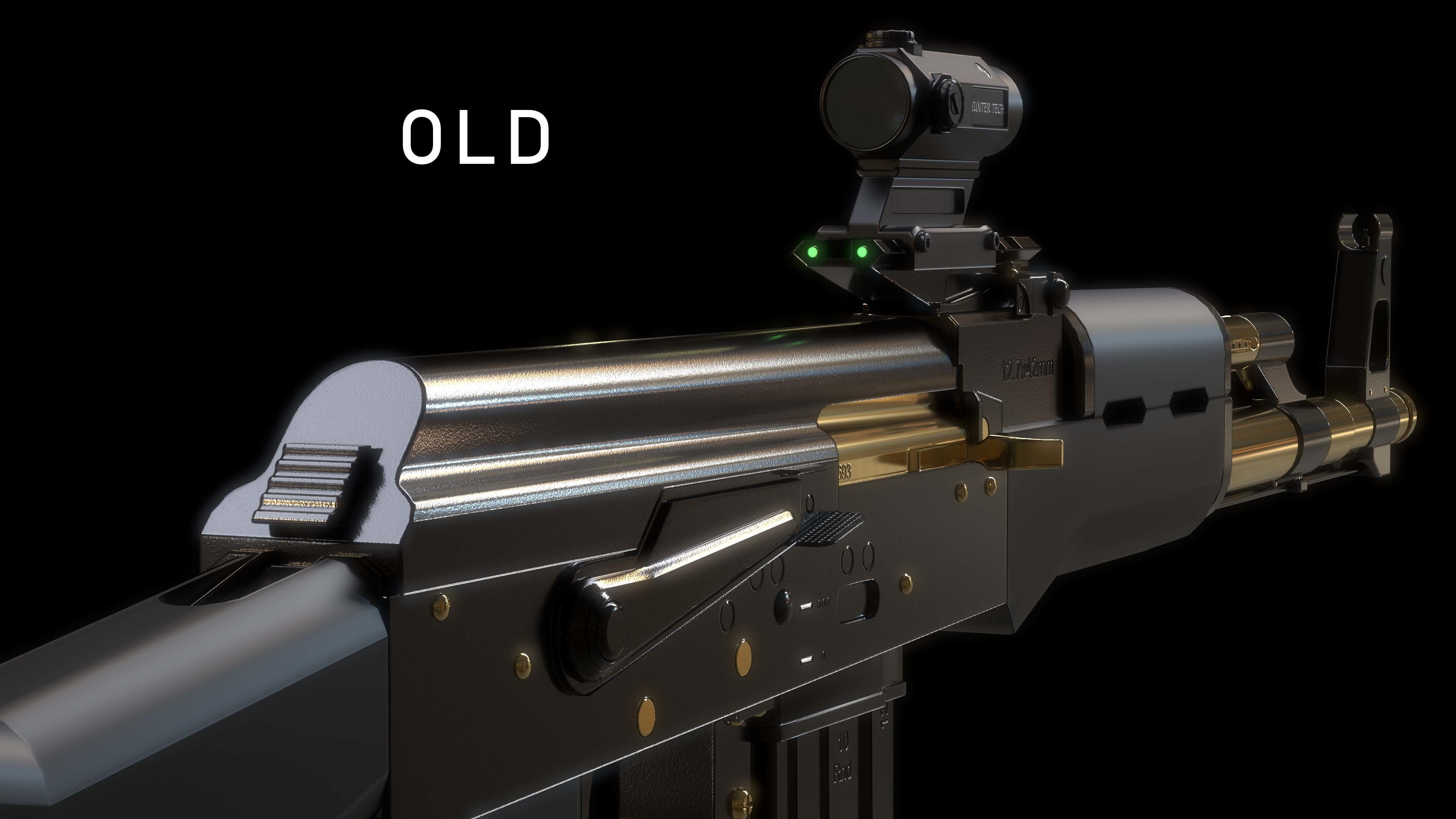 AK-50 ak - rifle Low-poly 3D model_18