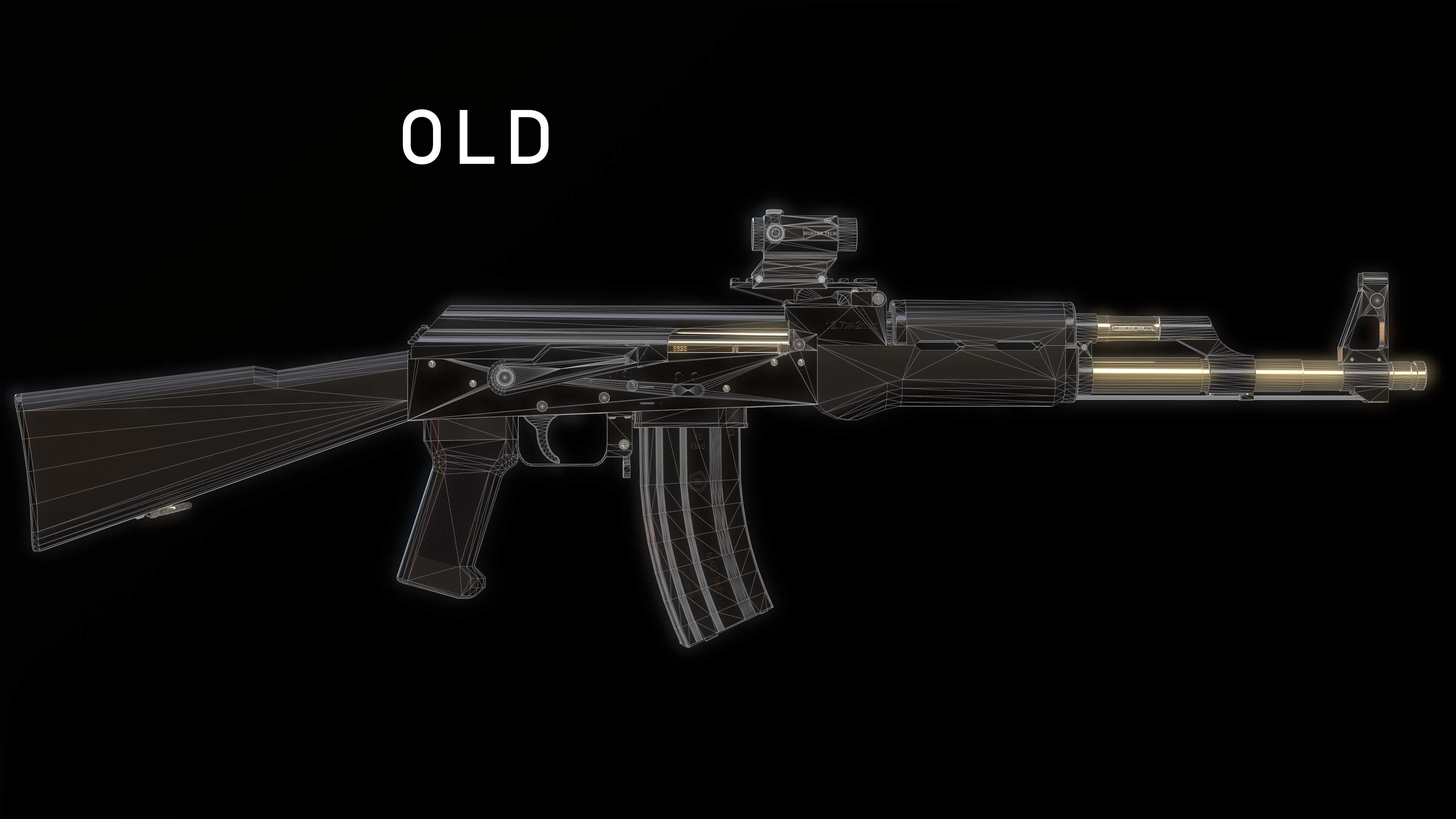 AK-50 ak - rifle Low-poly 3D model_23