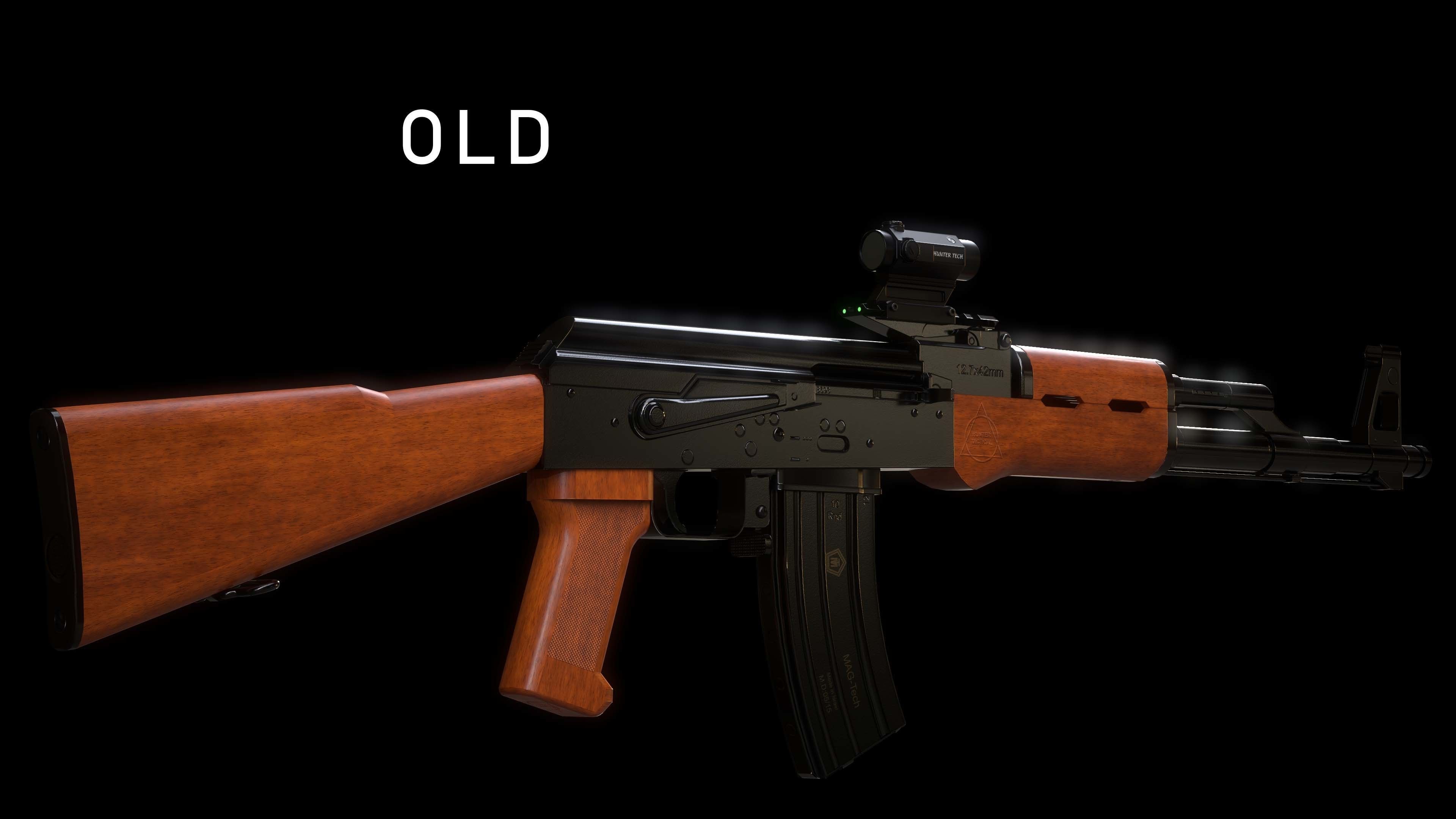AK-50 ak - rifle Low-poly 3D model_32
