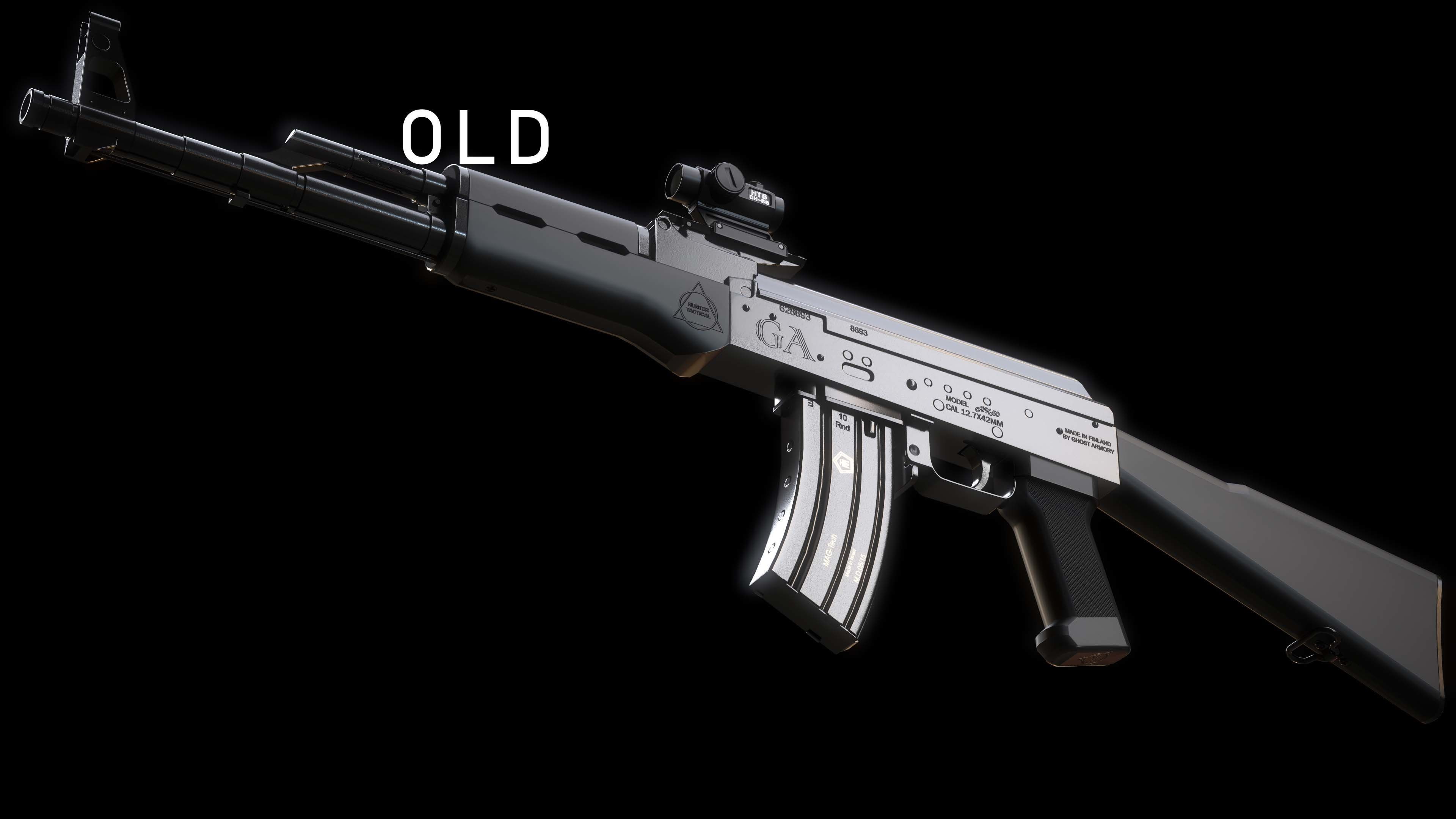 AK-50 ak - rifle Low-poly 3D model_30