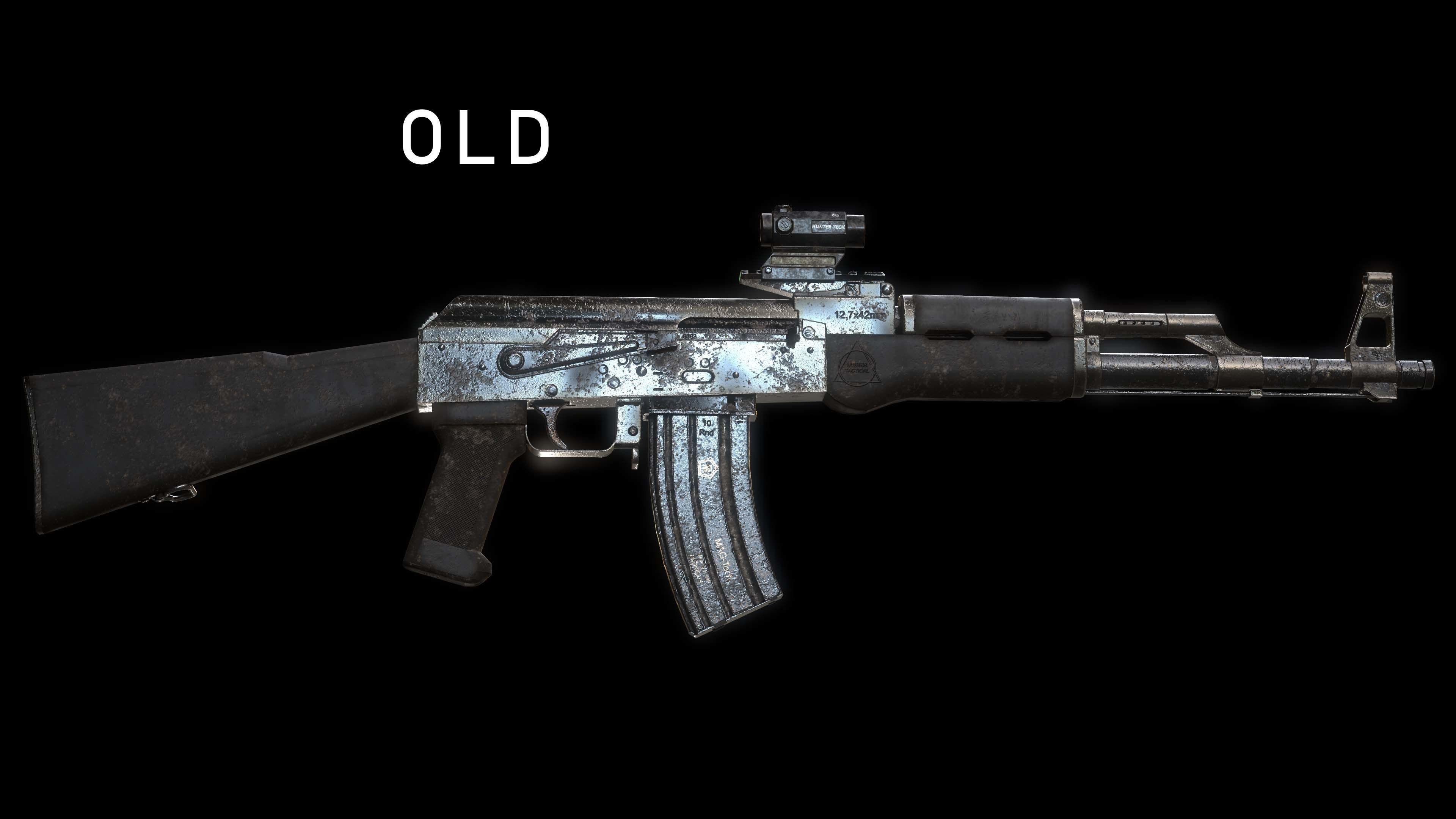 AK-50 ak - rifle Low-poly 3D model_28