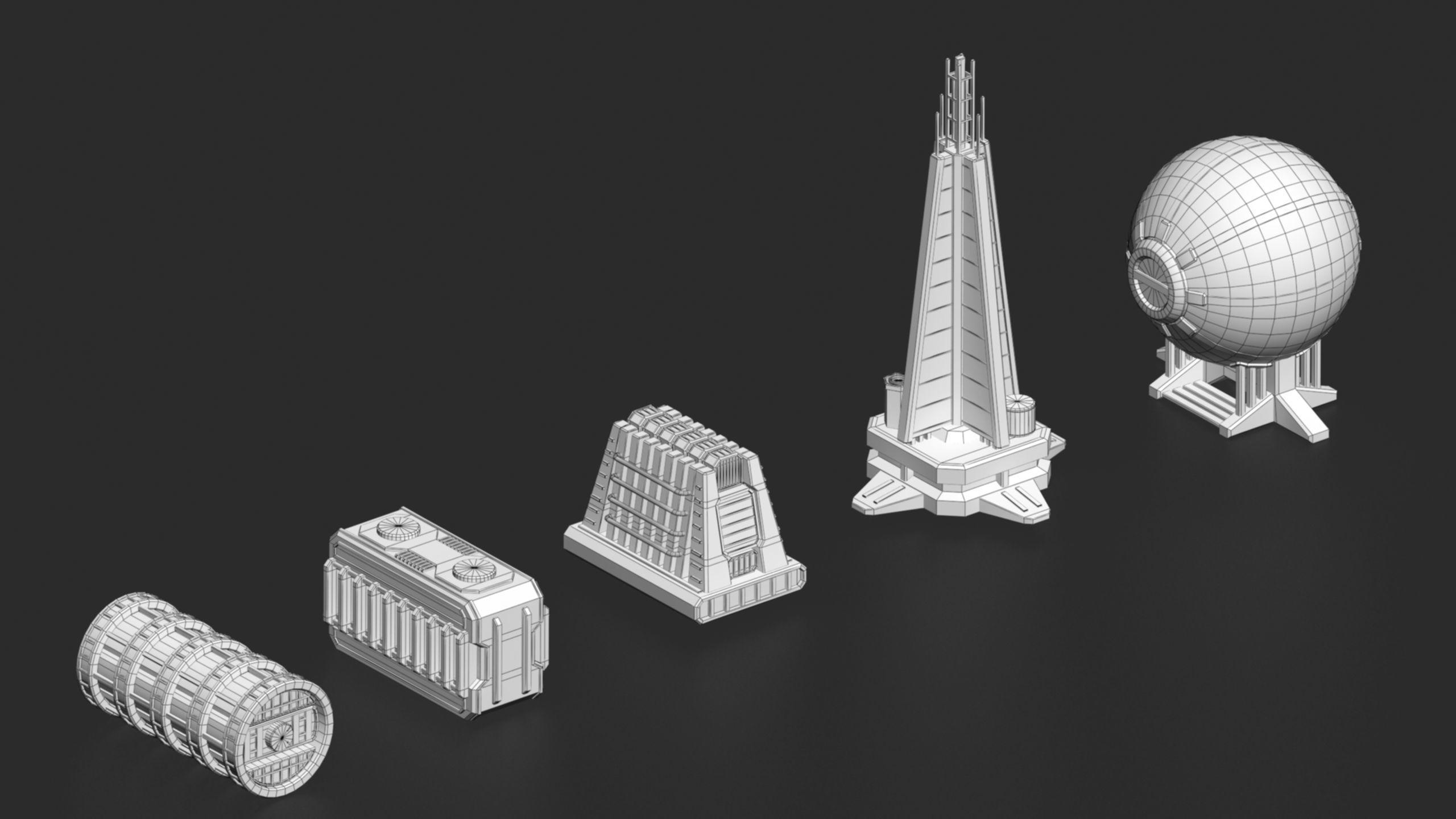 scifi props 3 3D model_21
