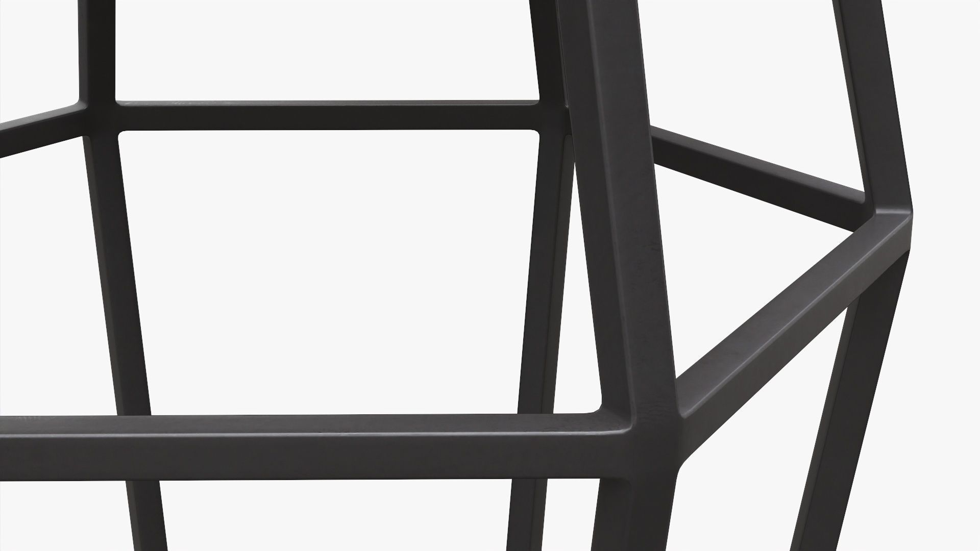 Hexagonal bar chair 01 3D model_3