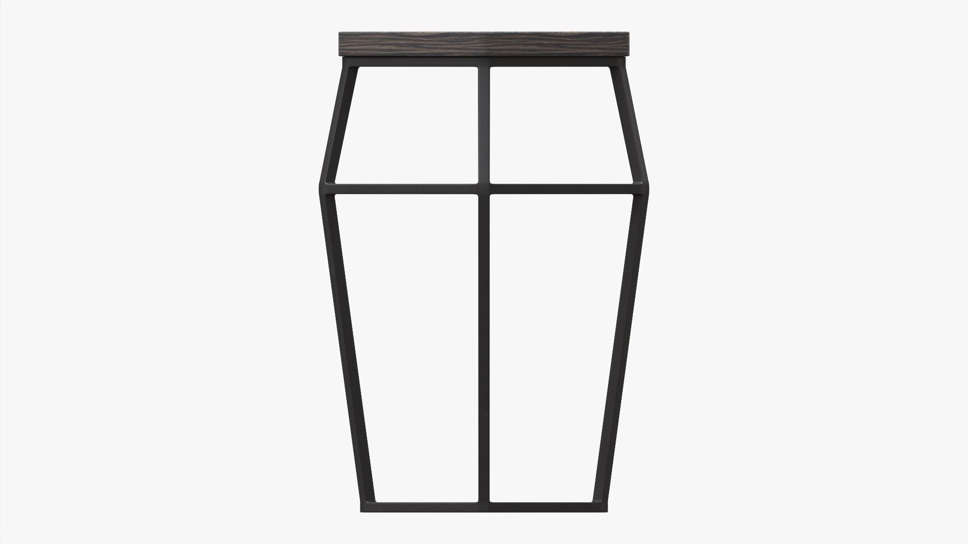 Hexagonal bar chair 01 3D model_4