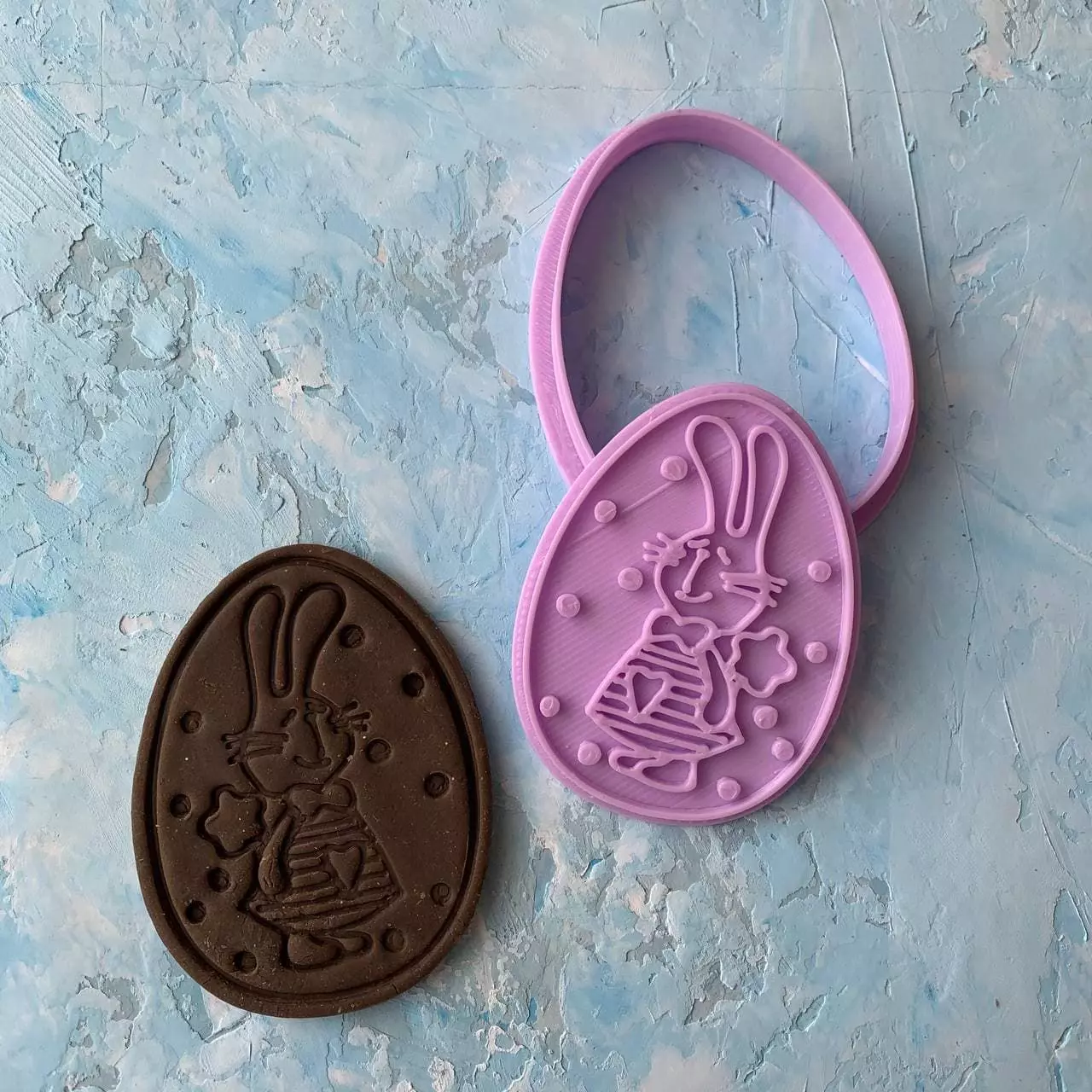Easter egg Cookie Cutter 3D print model_0