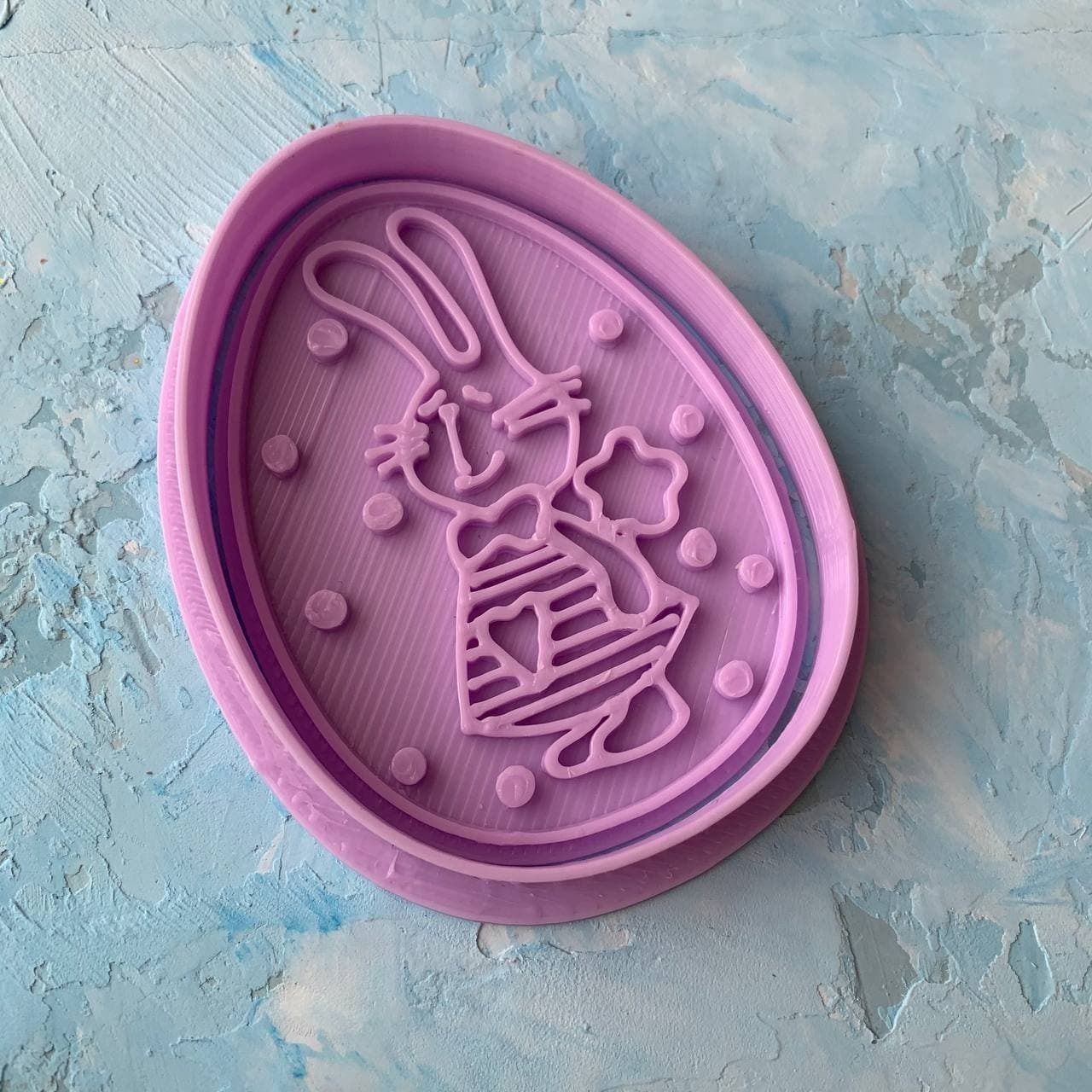 Easter egg Cookie Cutter 3D print model_3