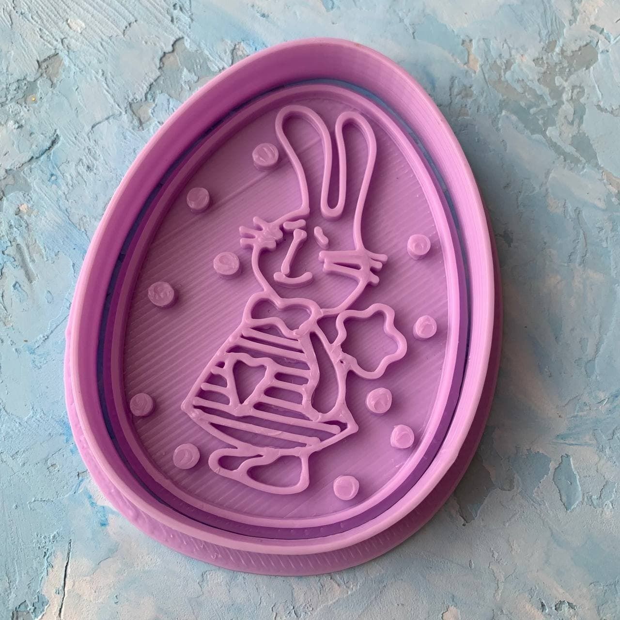 Easter egg Cookie Cutter 3D print model_4
