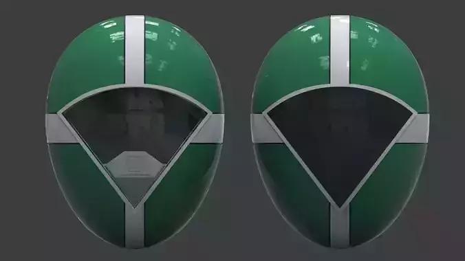 Power Ranger Lightspeed Rescue Green Helmet