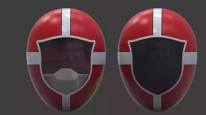 Power Ranger Lightspeed Rescue Red Helmet