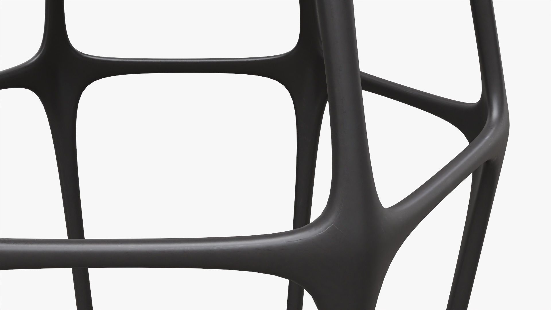 Hexagonal bar chair 02 3D model_3