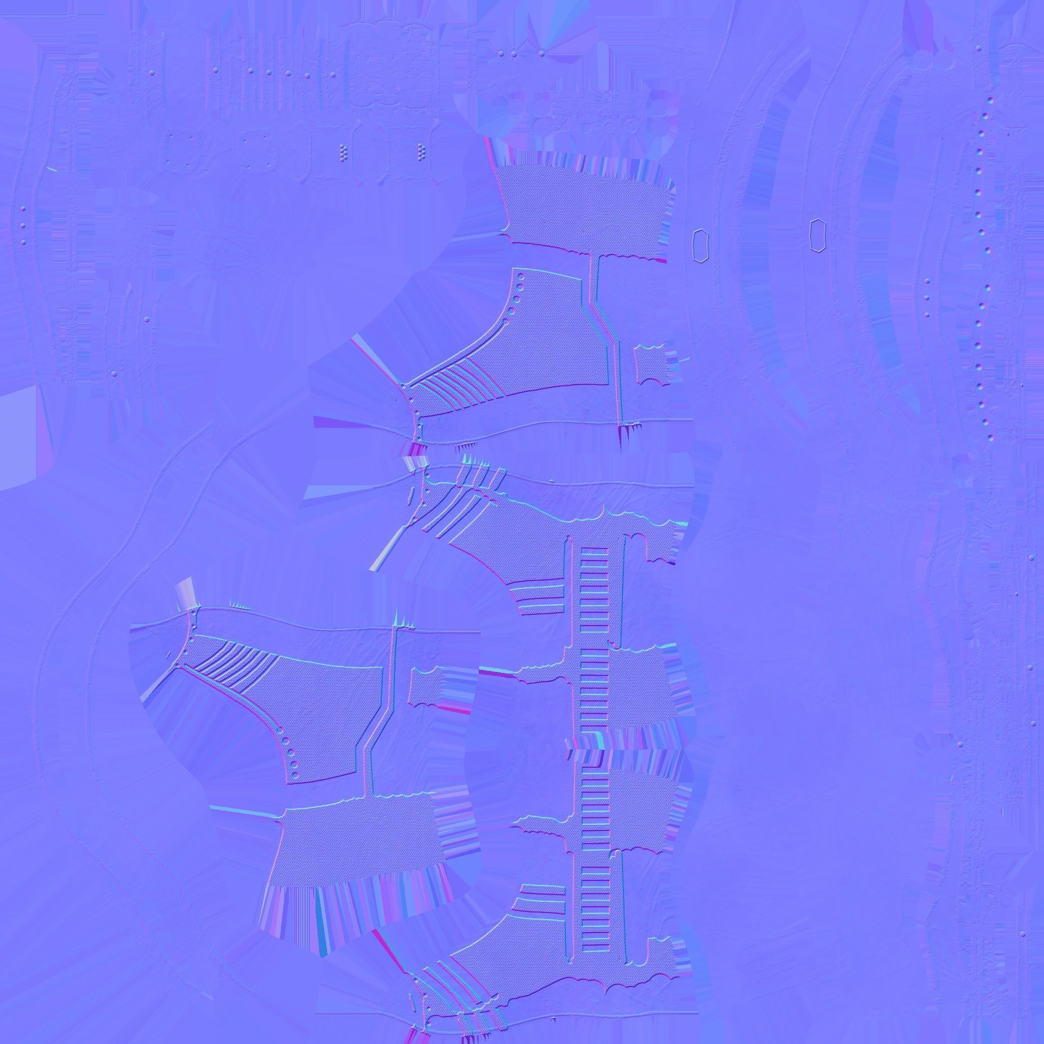 SciFi Boots A06 Bronze - Character Design Fashion Low-poly 3D model_22