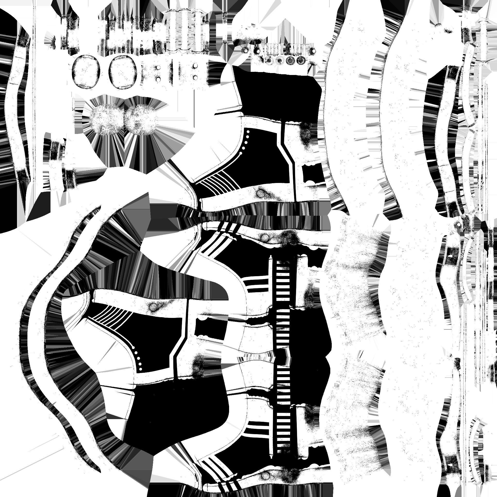 SciFi Boots A06 Bronze - Character Design Fashion Low-poly 3D model_21