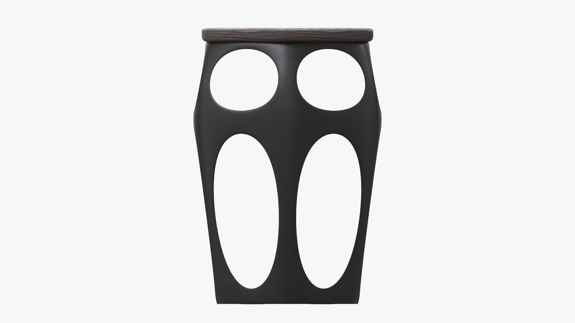 Hexagonal bar chair 03  3D model_4