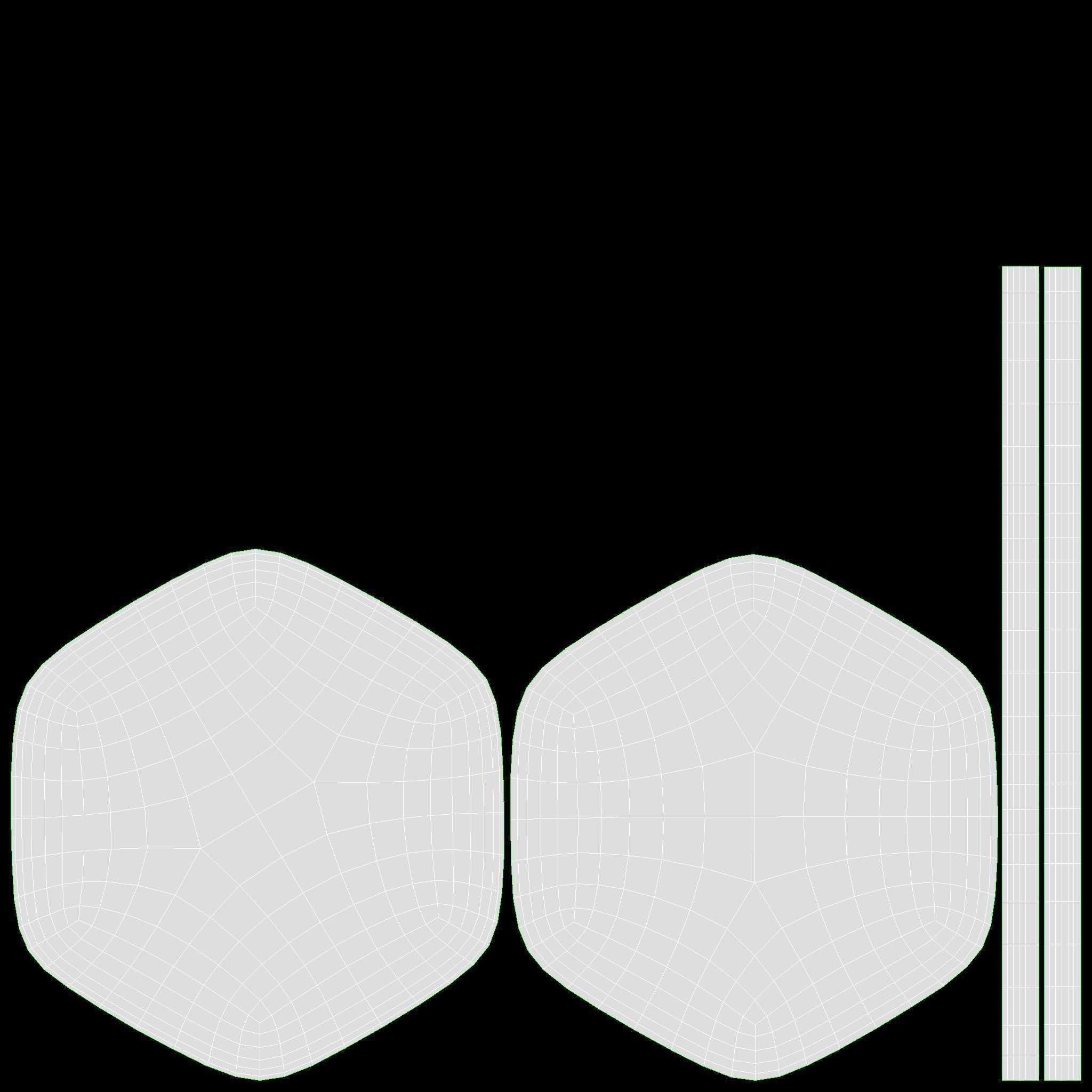 Hexagonal bar chair 03  3D model_10