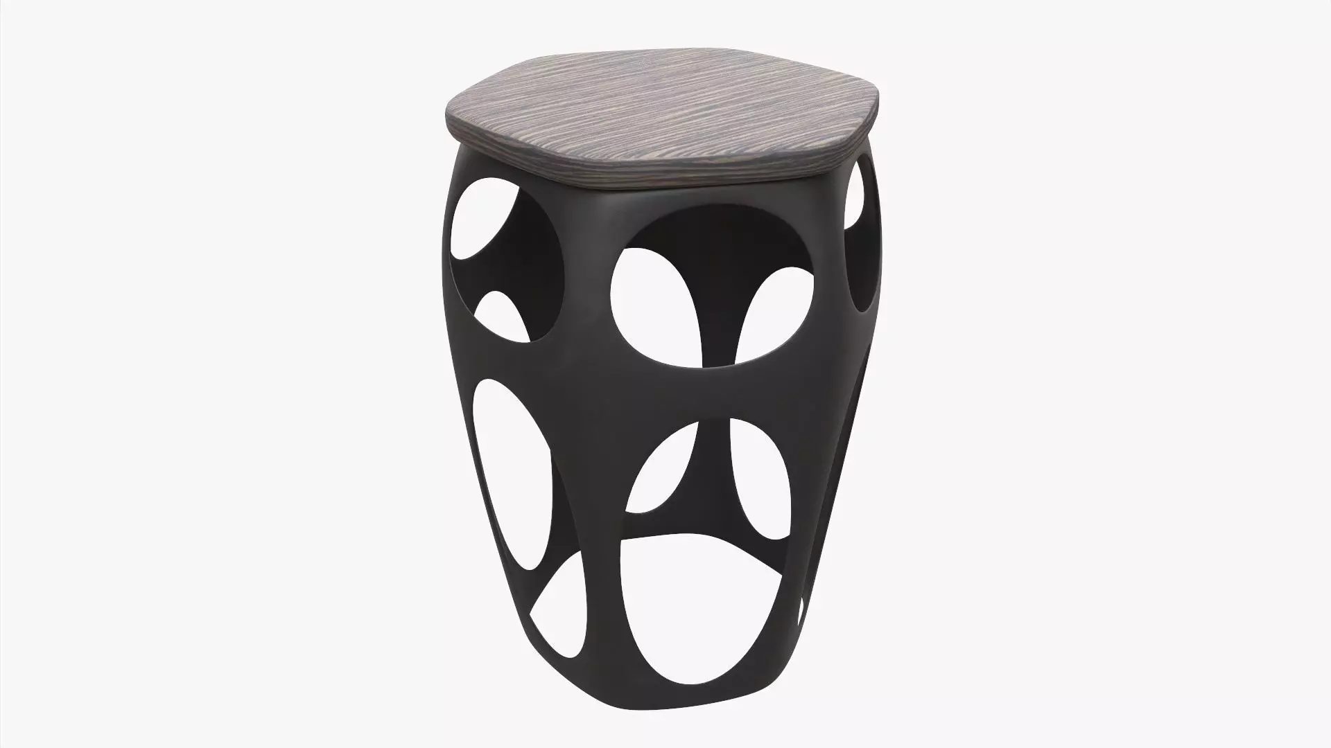 Hexagonal bar chair 03  3D model_0