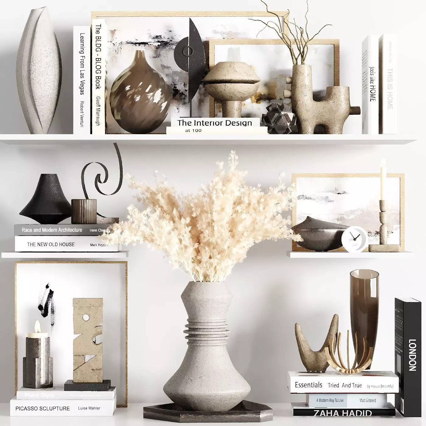 Decorative Set 10 3D model_0