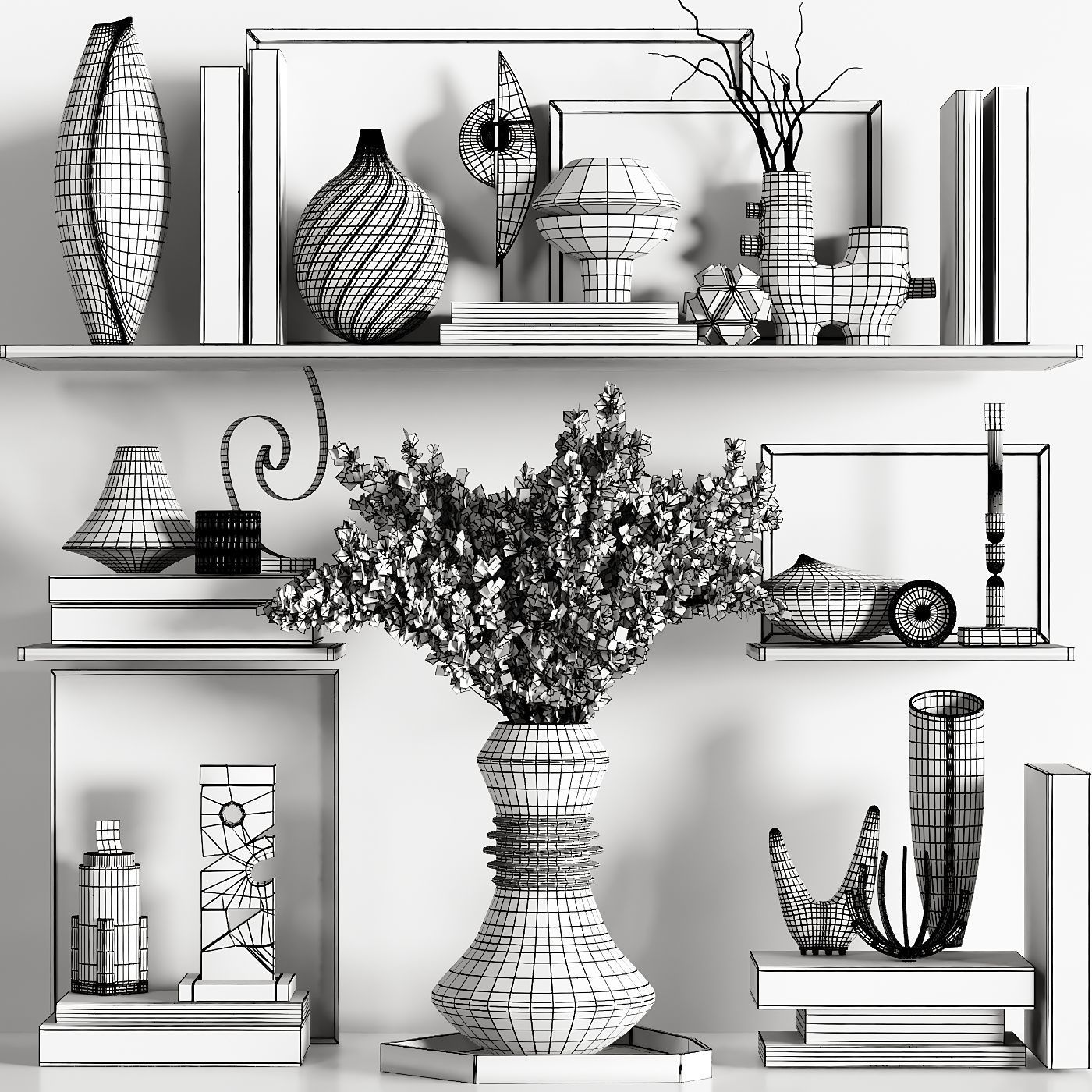 Decorative Set 10 3D model_5