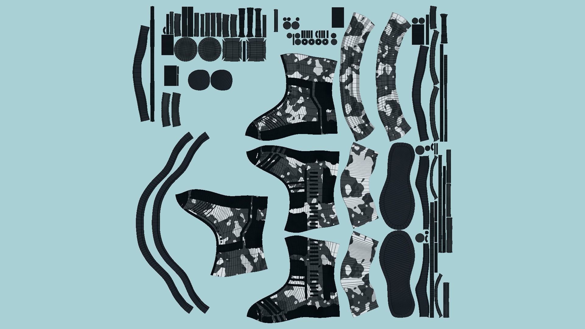 10 SciFi Boots A Collection - Character Design Fashion _74