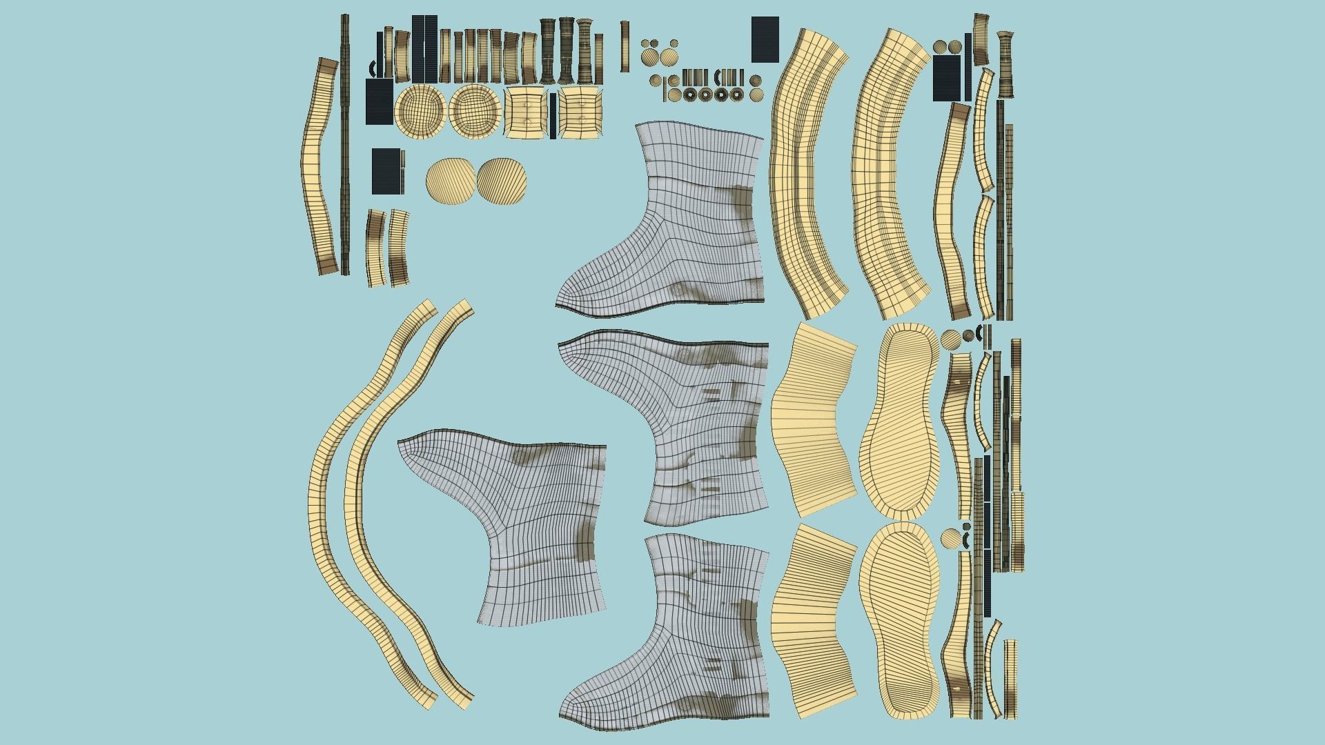 10 SciFi Boots A Collection - Character Design Fashion _67