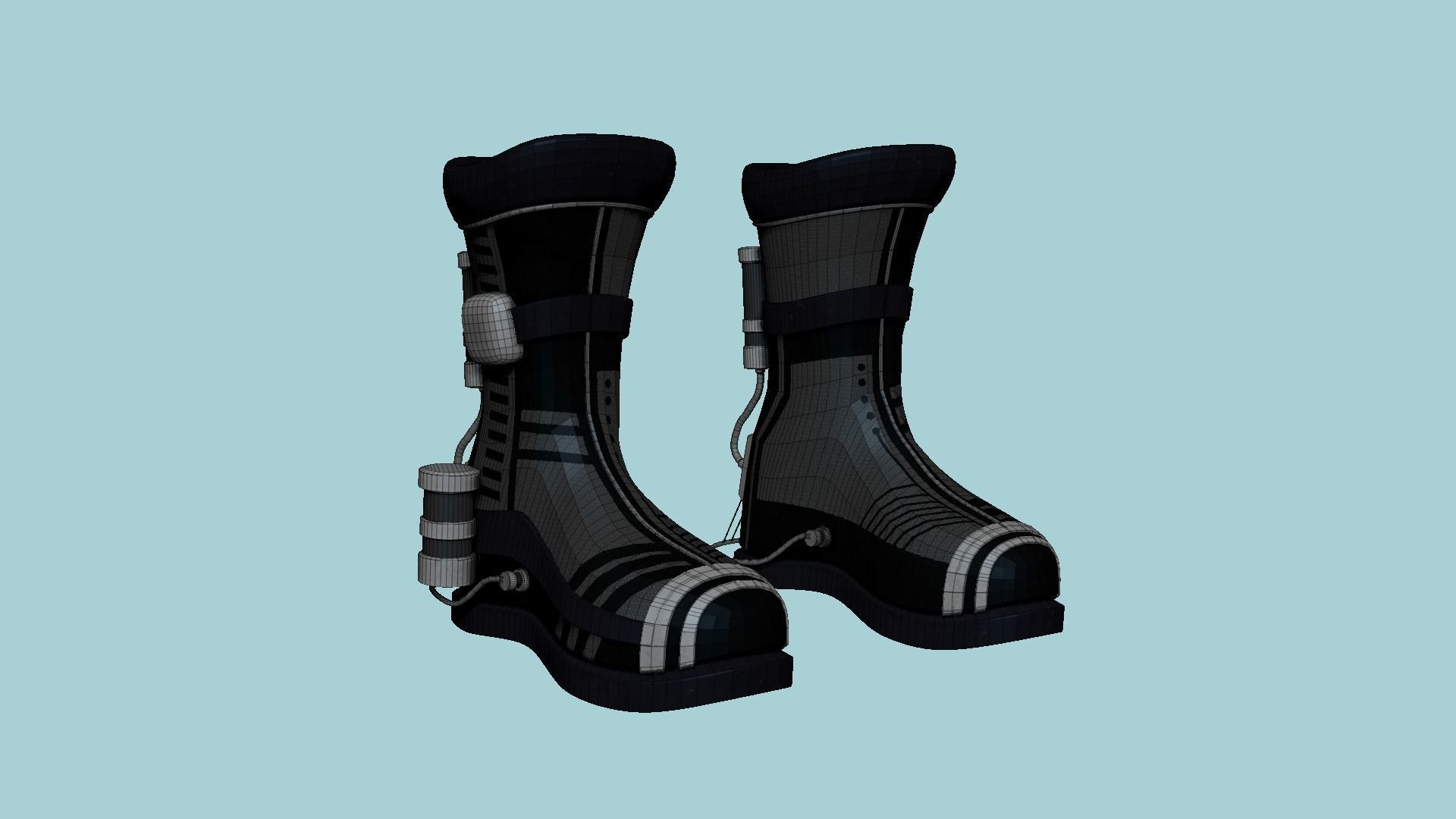 10 SciFi Boots A Collection - Character Design Fashion _62