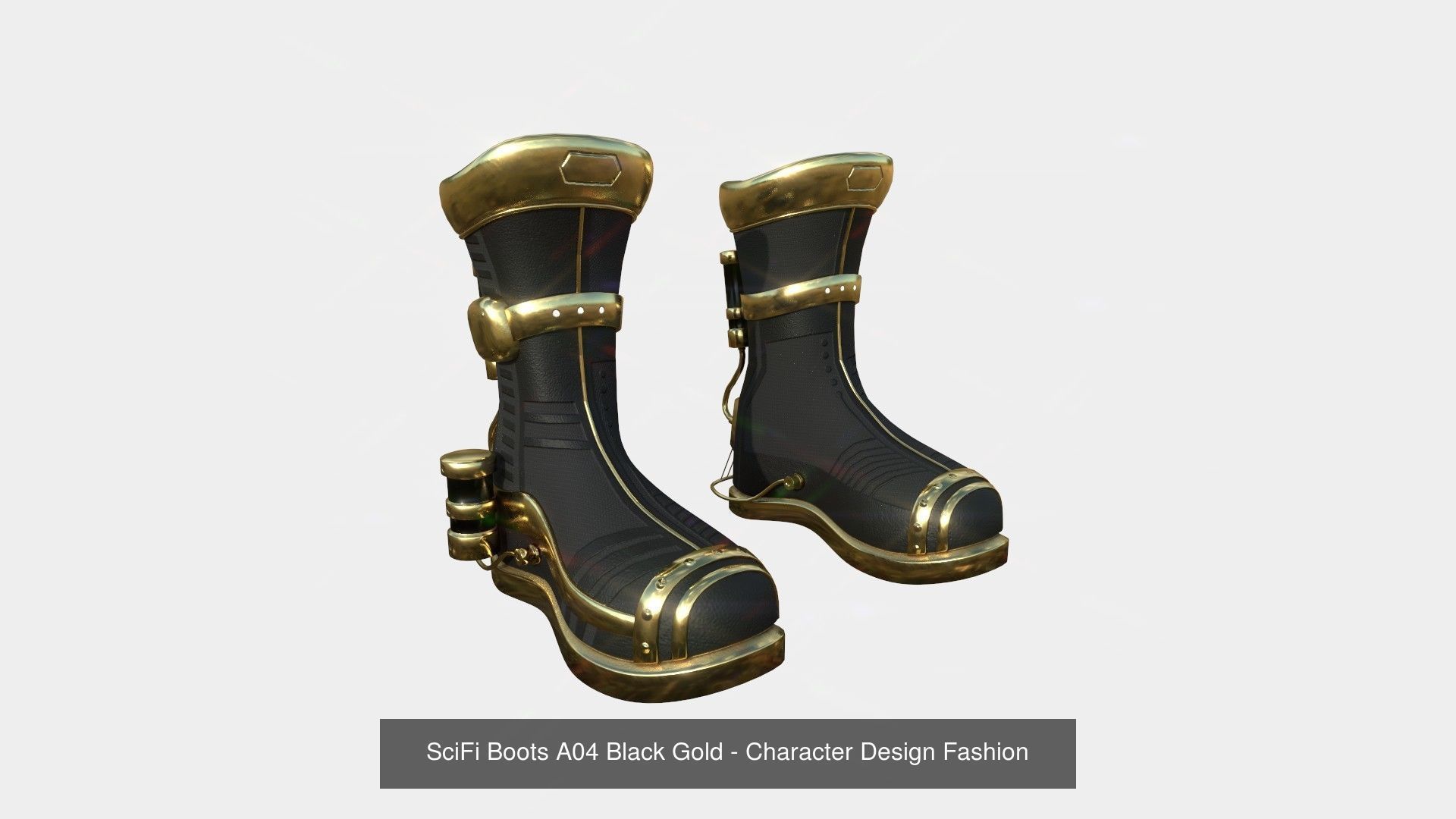 10 SciFi Boots A Collection - Character Design Fashion _4