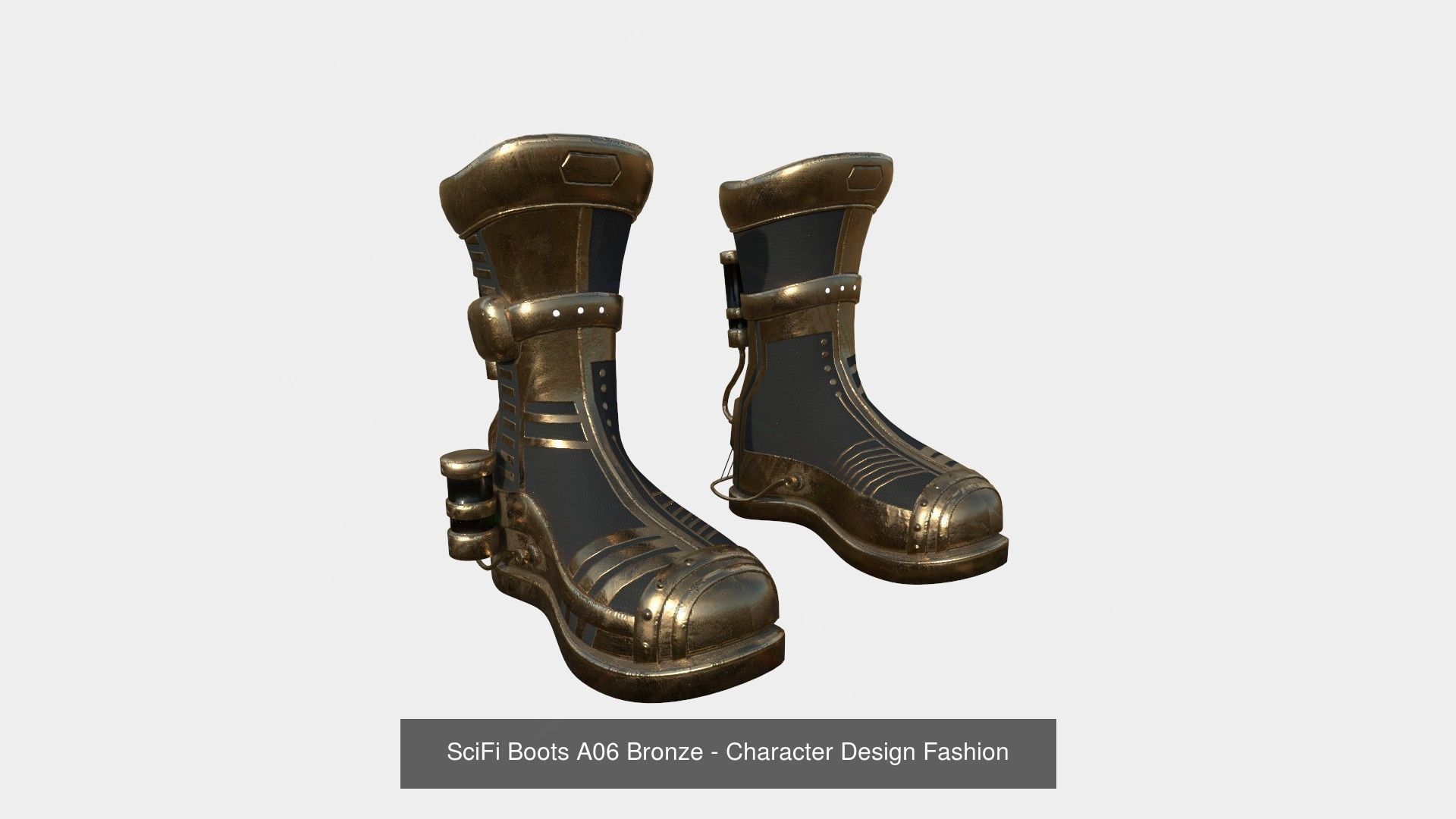 10 SciFi Boots A Collection - Character Design Fashion _6