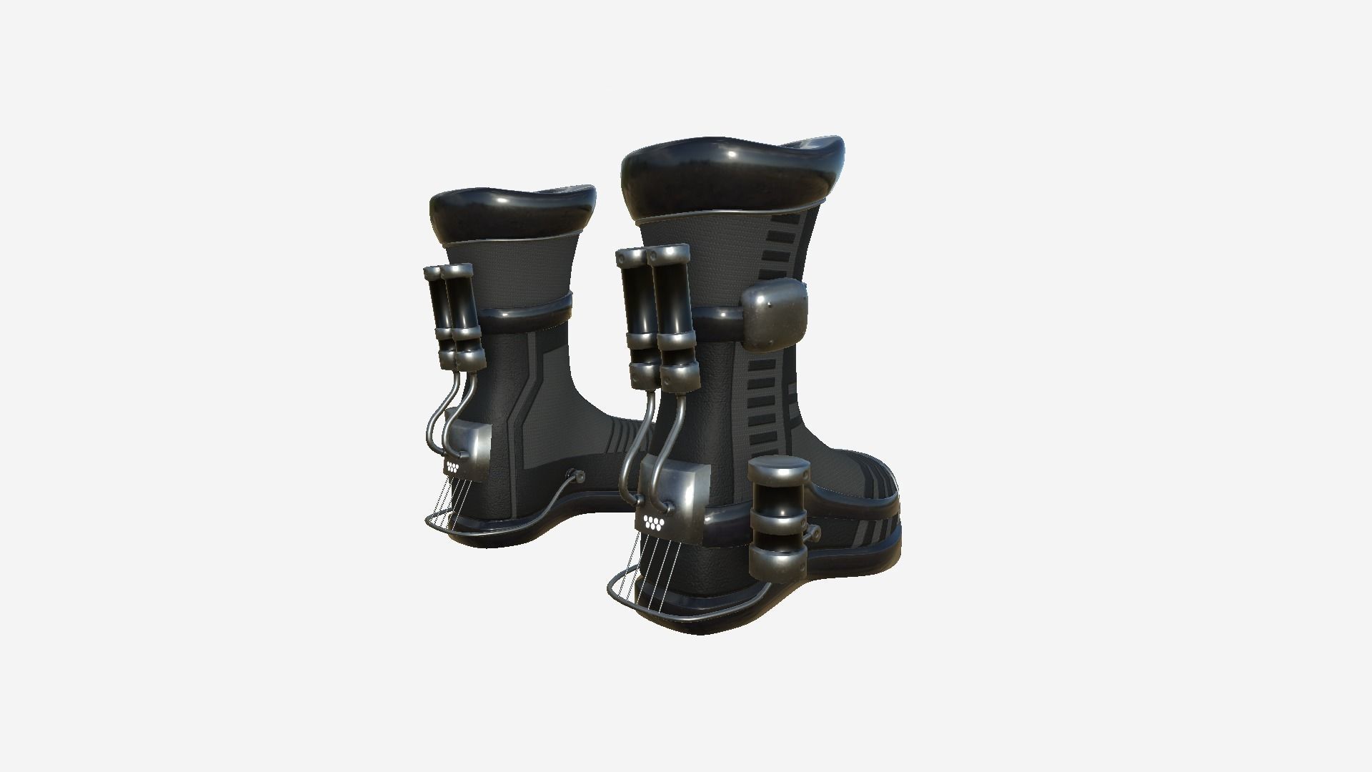 10 SciFi Boots A Collection - Character Design Fashion _45