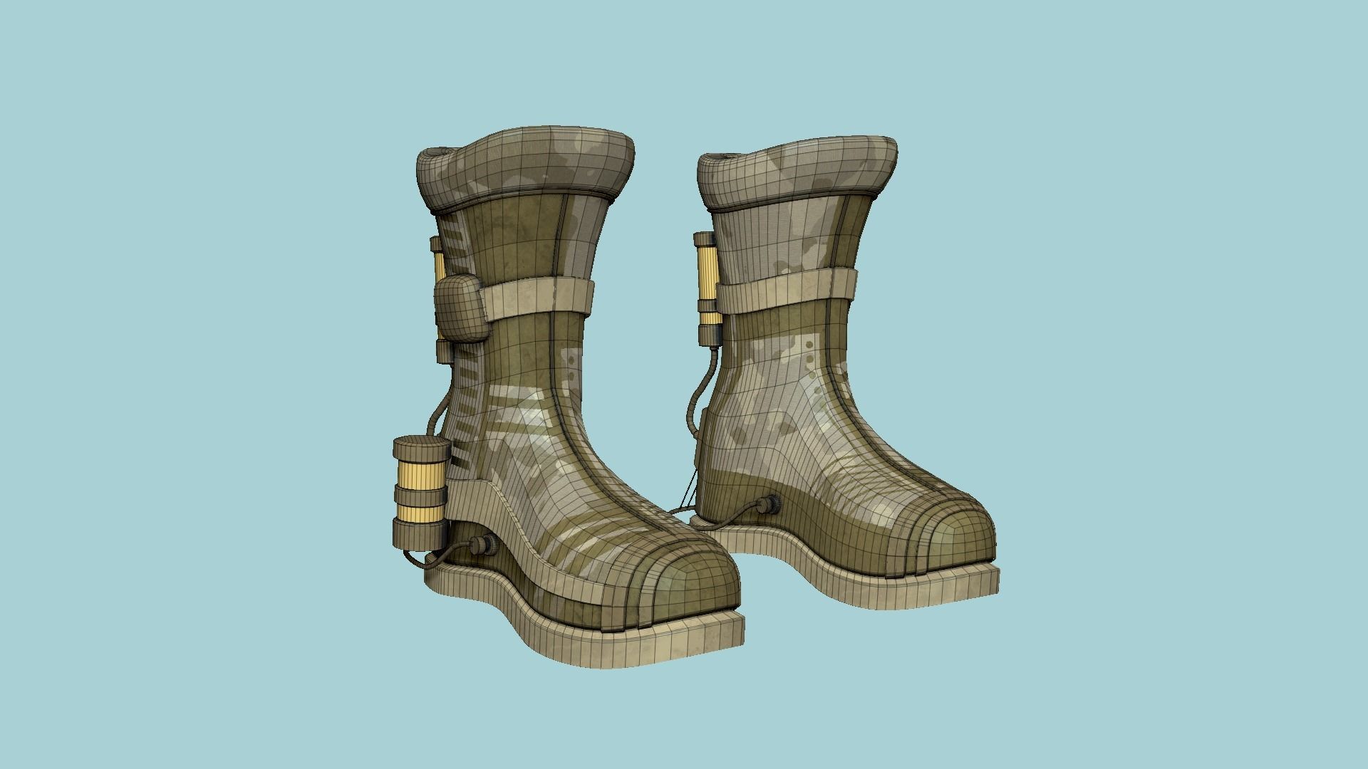10 SciFi Boots A Collection - Character Design Fashion _70