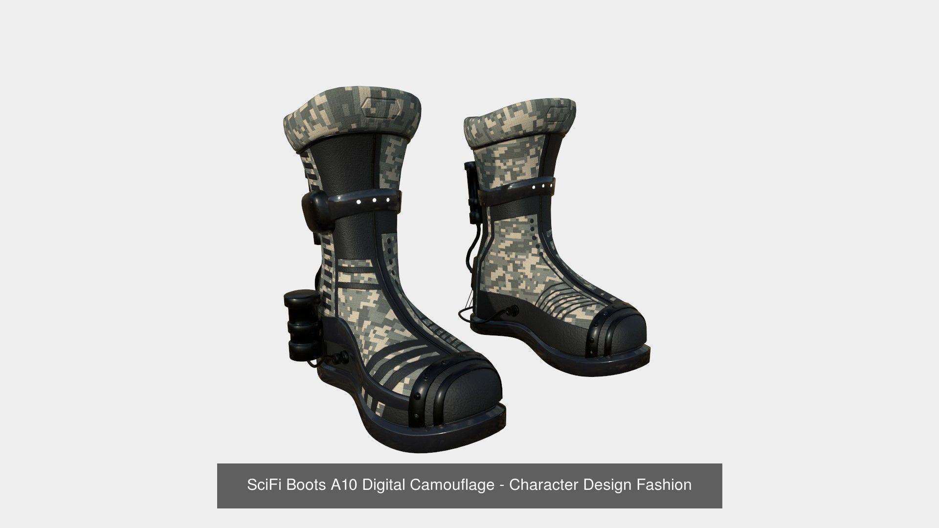 10 SciFi Boots A Collection - Character Design Fashion _10