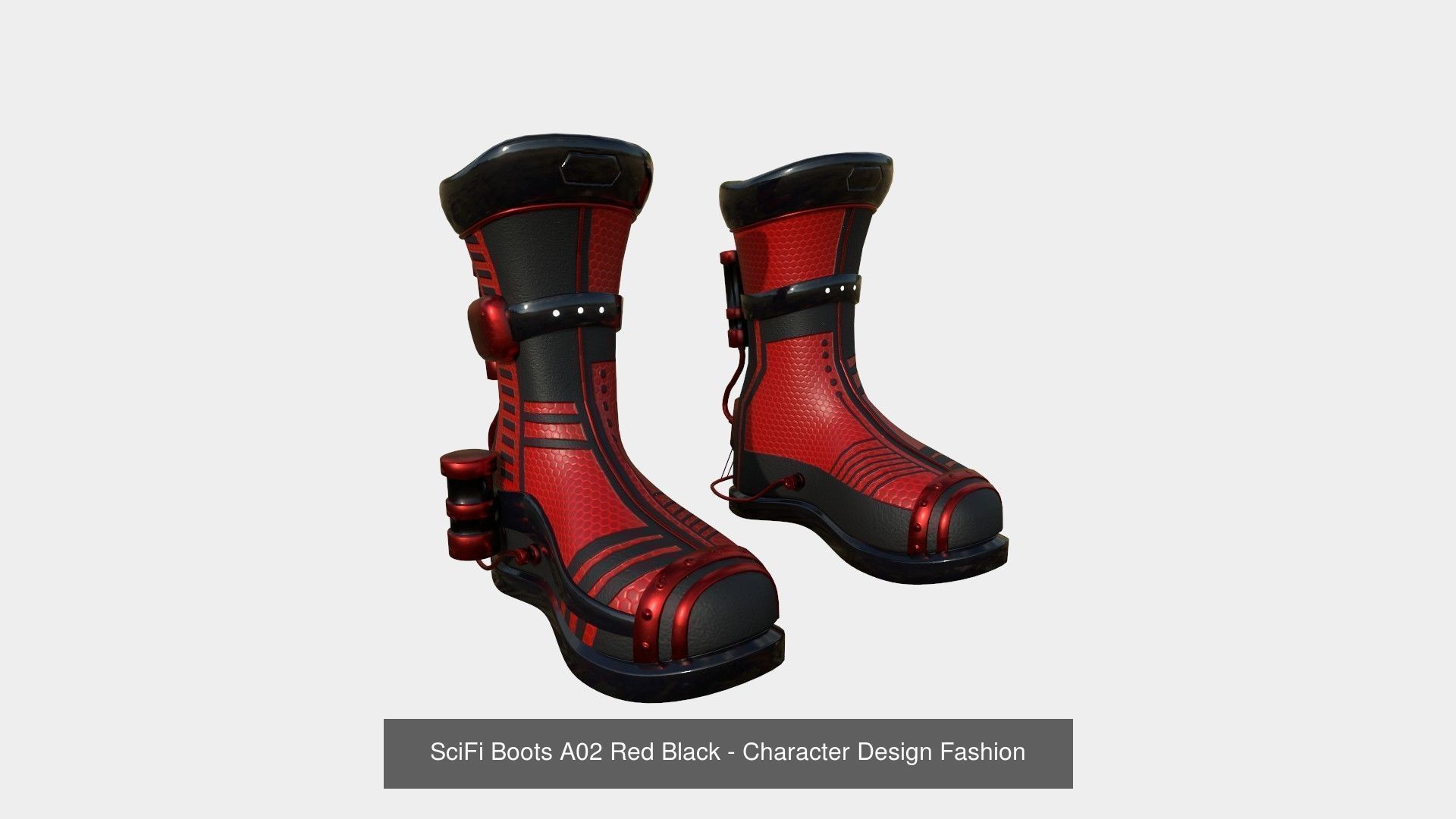 10 SciFi Boots A Collection - Character Design Fashion _2