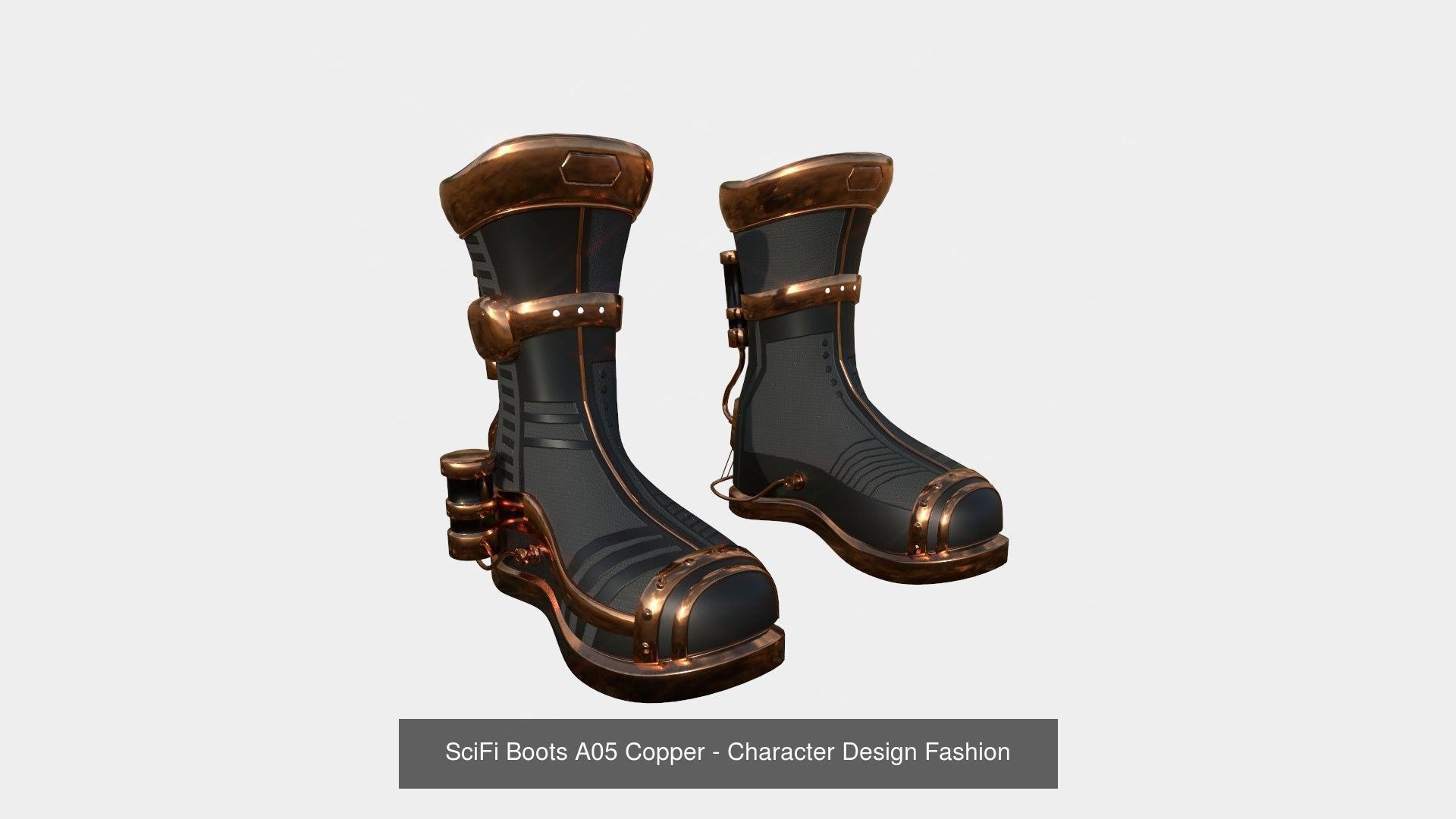 10 SciFi Boots A Collection - Character Design Fashion _5