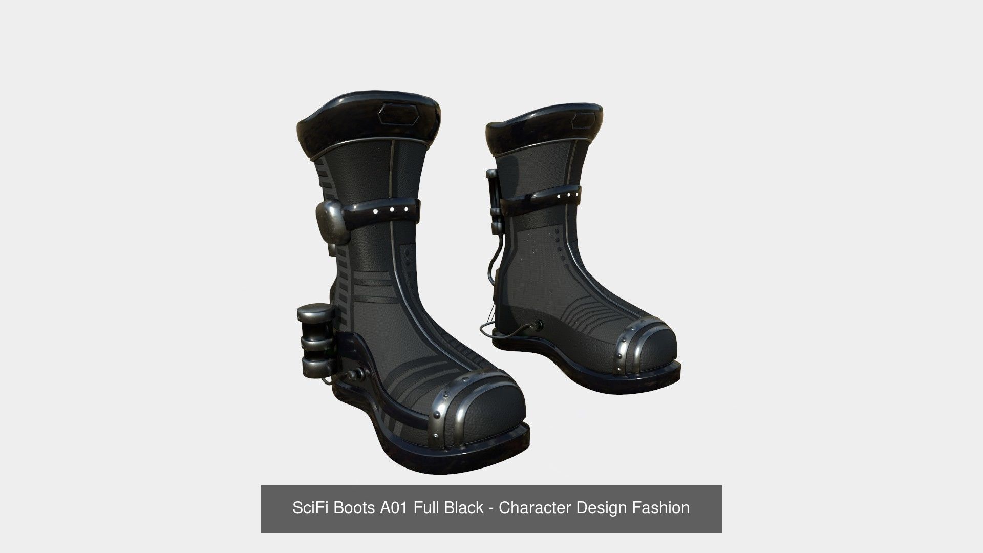 10 SciFi Boots A Collection - Character Design Fashion _1