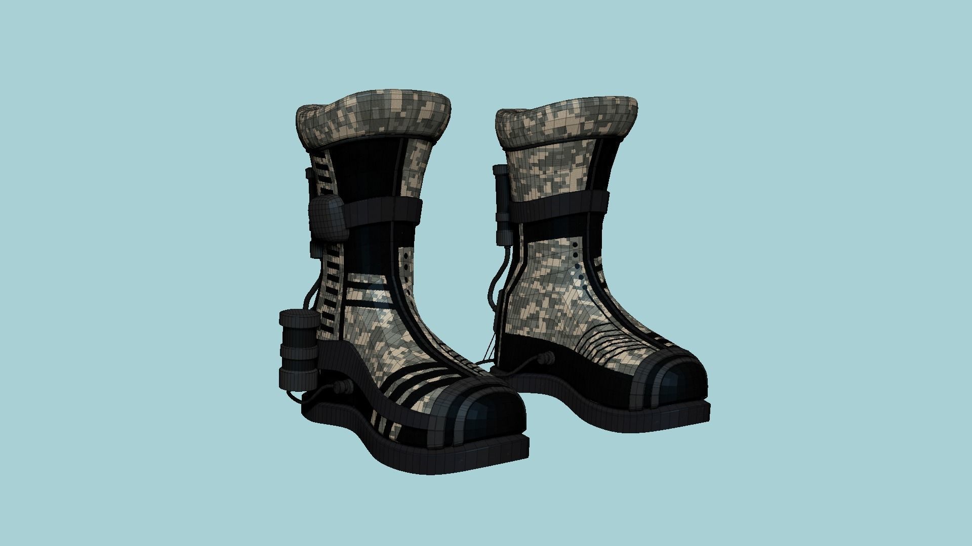 10 SciFi Boots A Collection - Character Design Fashion _61