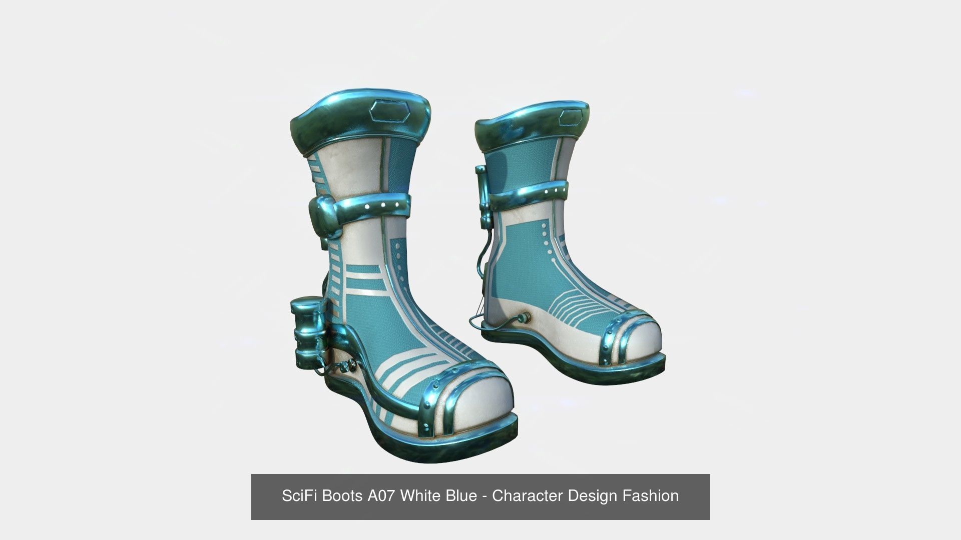10 SciFi Boots A Collection - Character Design Fashion _7