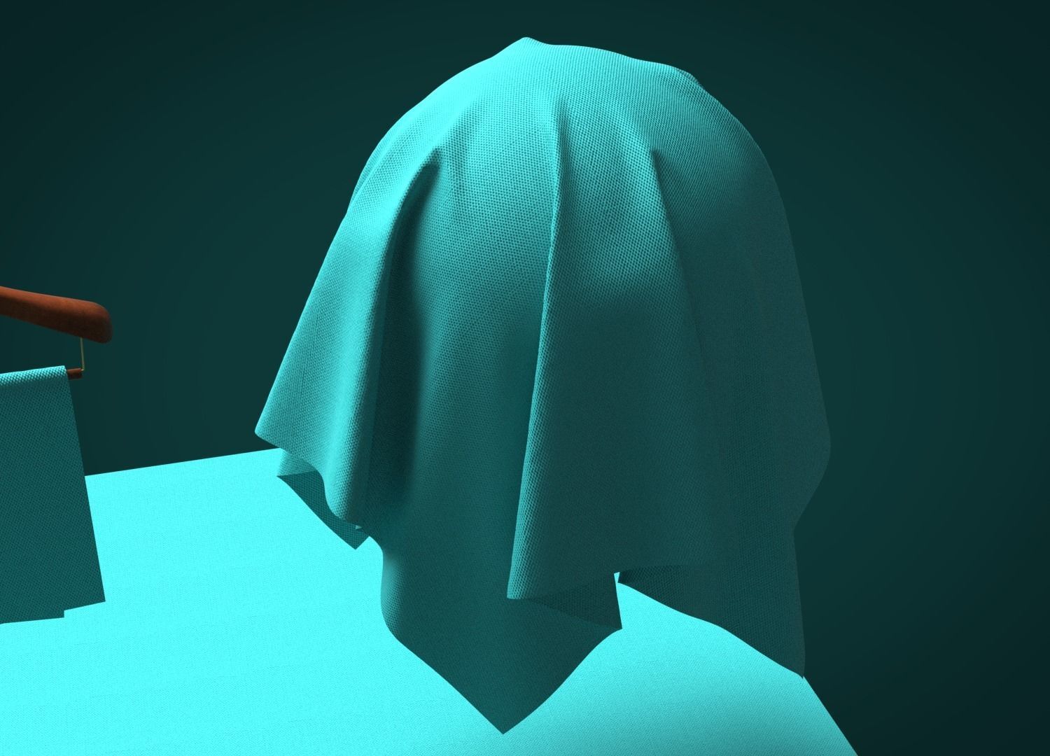 Cotton Voile Fabric 3D model_4