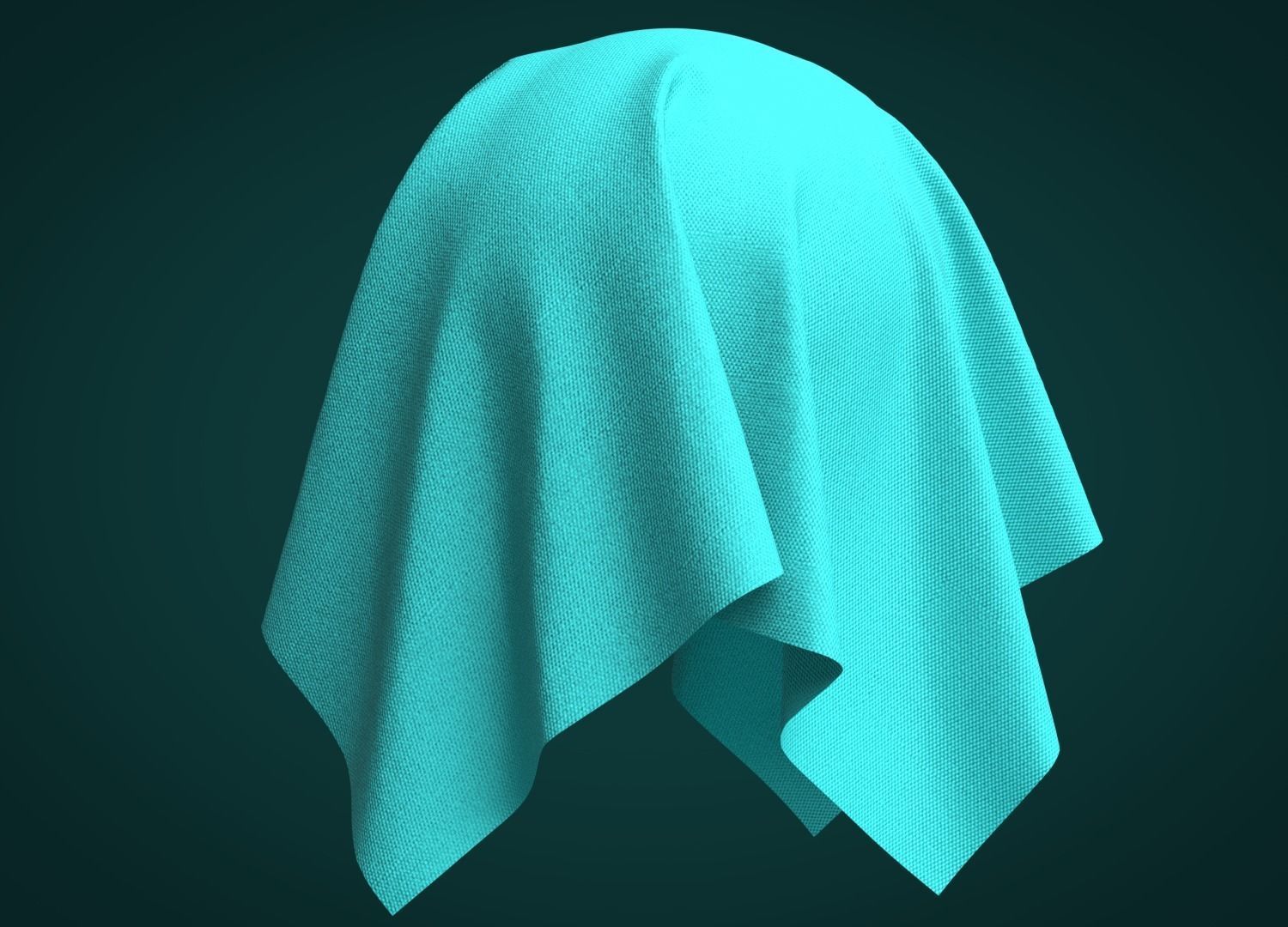 Cotton Voile Fabric 3D model_1